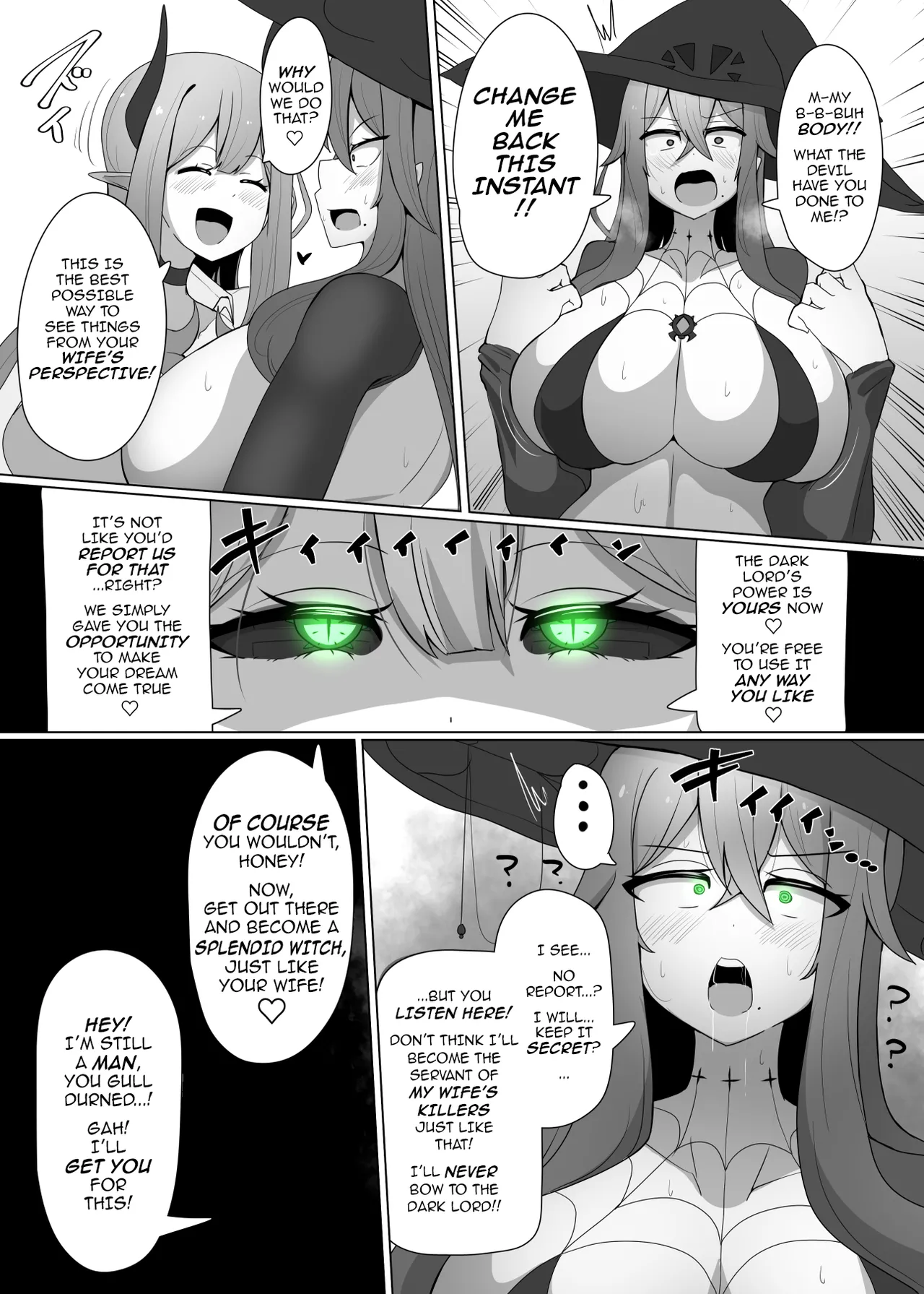 The House of Evil Class Change 2  Arachne-Witch page 8 full