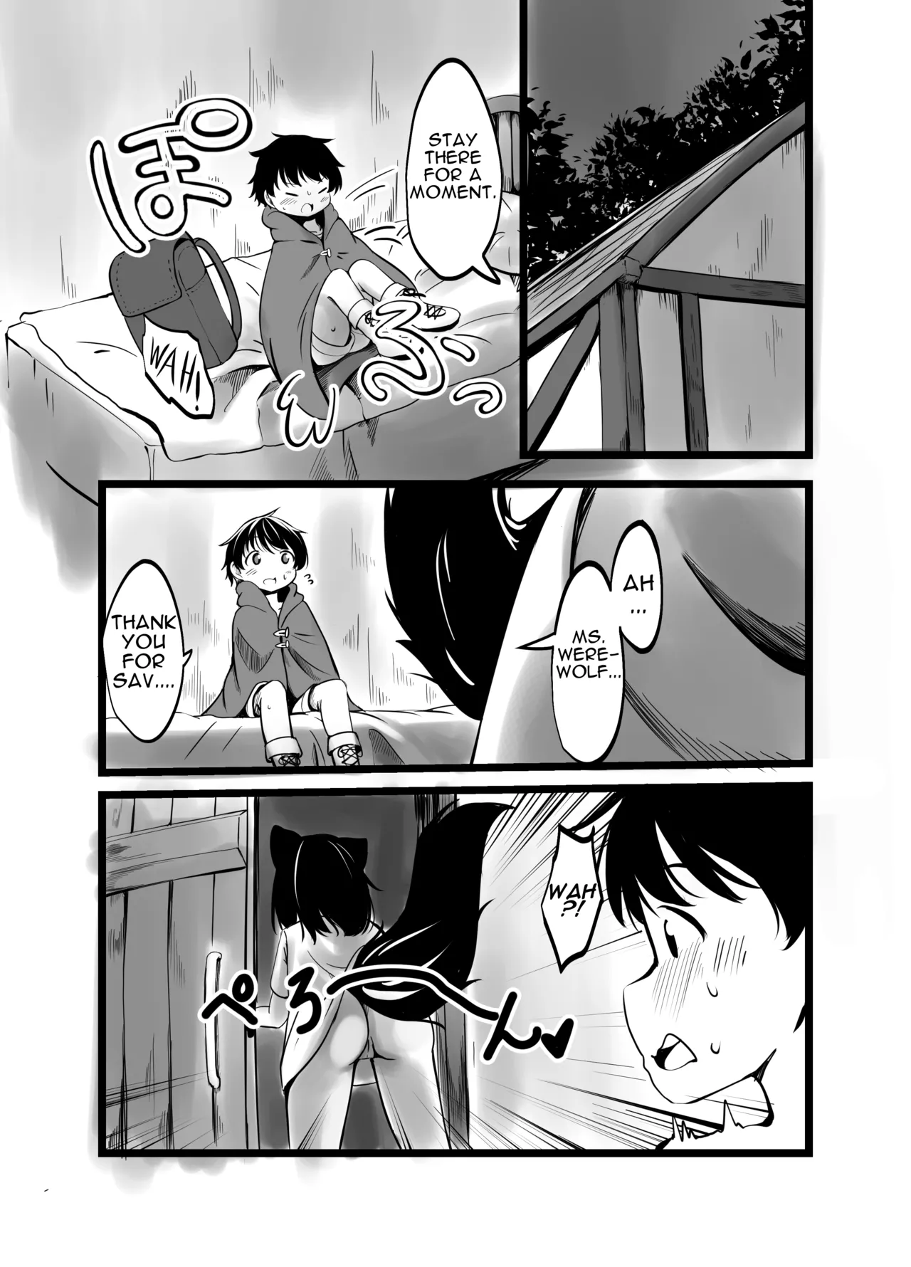 Kowai Jinrou Onee-san no Uchi Ni Tsurekomarete Kyousei Koubi Saserareta Ohanashi - A story of a werewolf woman who took me into her house and forced me to mate with her page 5 full