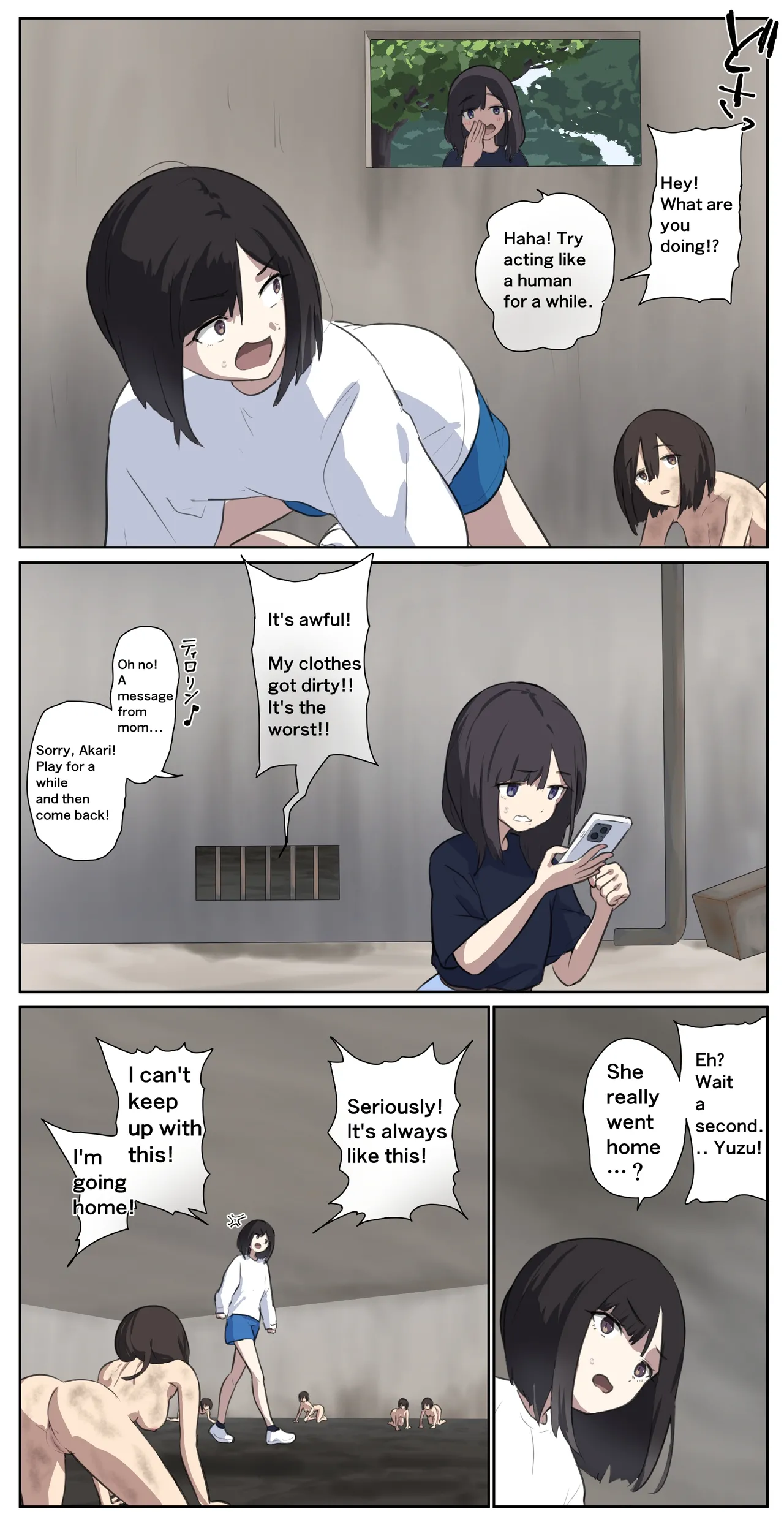 A girl left in a human barn by her friend《Part 1》 page 2 full