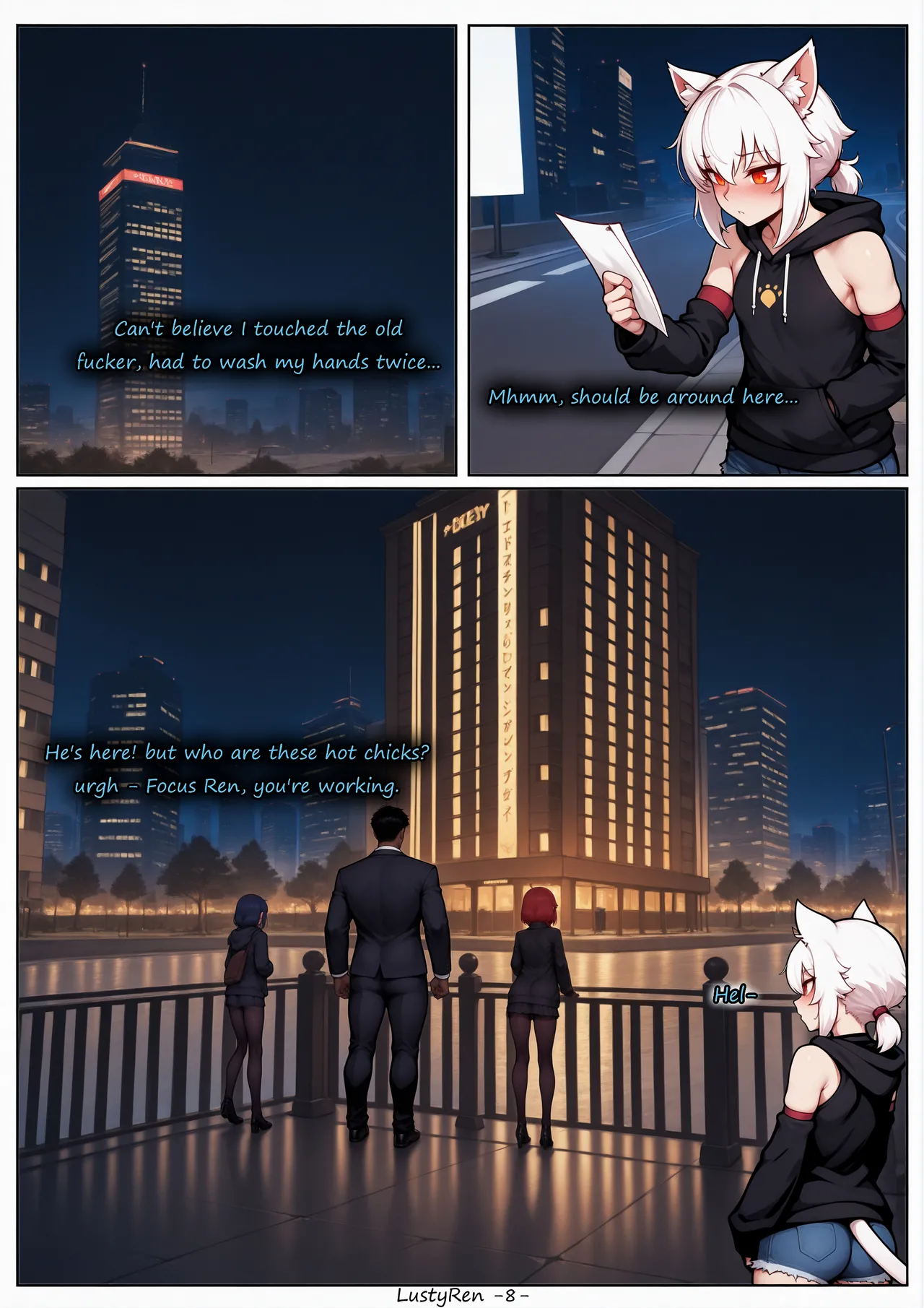 Purring with the Enemy - ACT 1 page 10 full