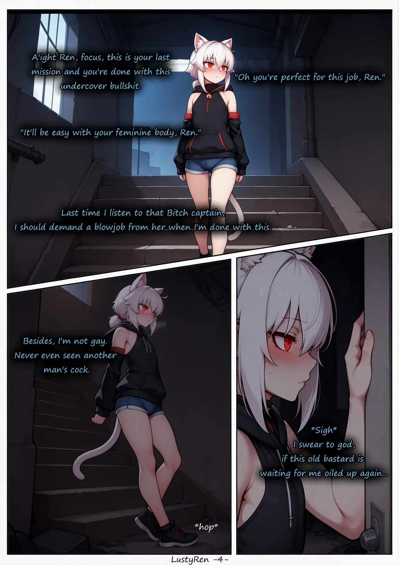 Purring with the Enemy - ACT 1 page 6 full