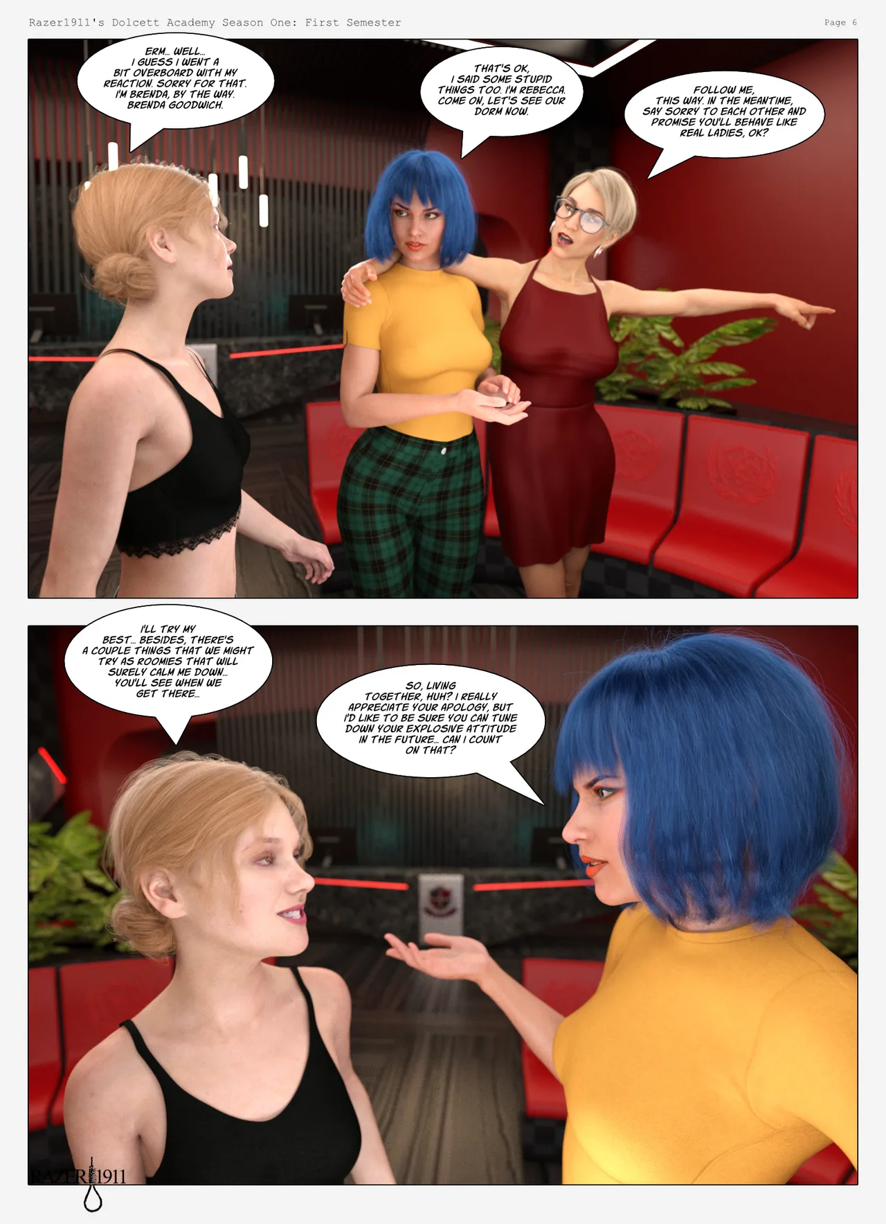 多尔赛特学院系列 第 06 卷 - 第一学期 page 8 full