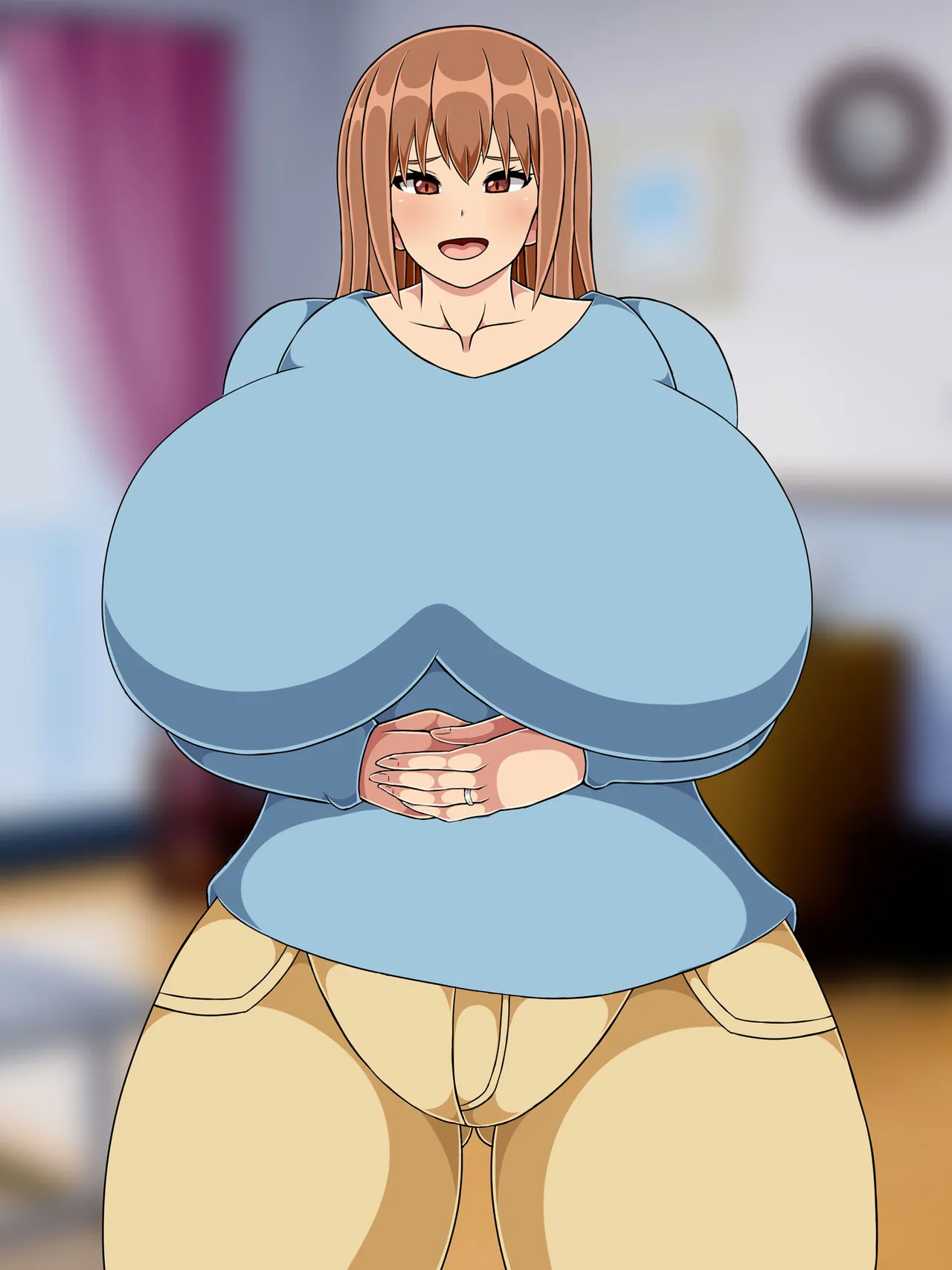 娘の彼氏とえっちして妊娠しちゃうママ【无文字】 page 3 full