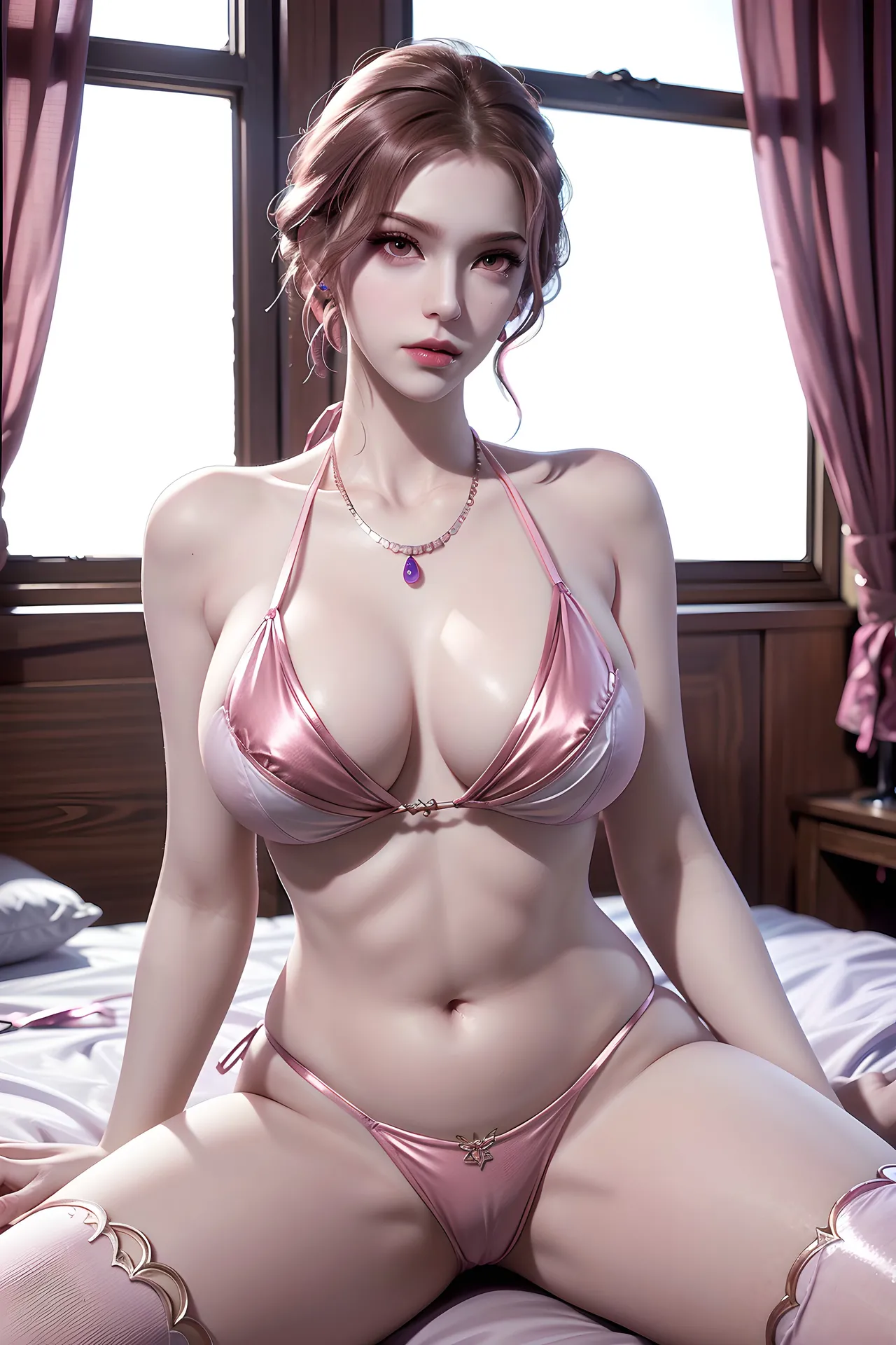 比比东粉色性感内衣 page 8 full