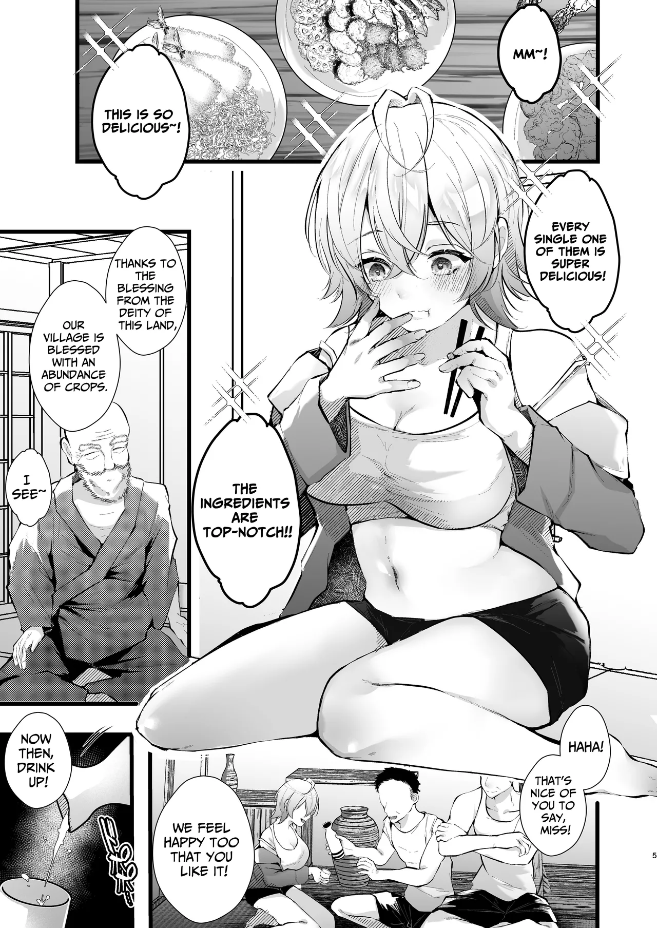 Tsuiseki Fire Futanari chinpo Inshuumura ~Wakaki Okaruto Raitaa wa Futa Chinpo no Kairaku ni Oboreru~ page 5 full