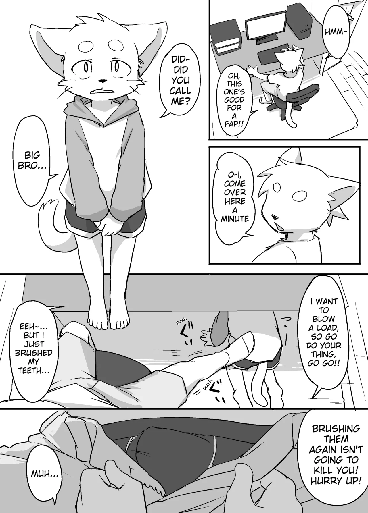 Manmosu Marimo - A Lil Bro Wrongly Thinks He's Pregnant Manga page 2 full