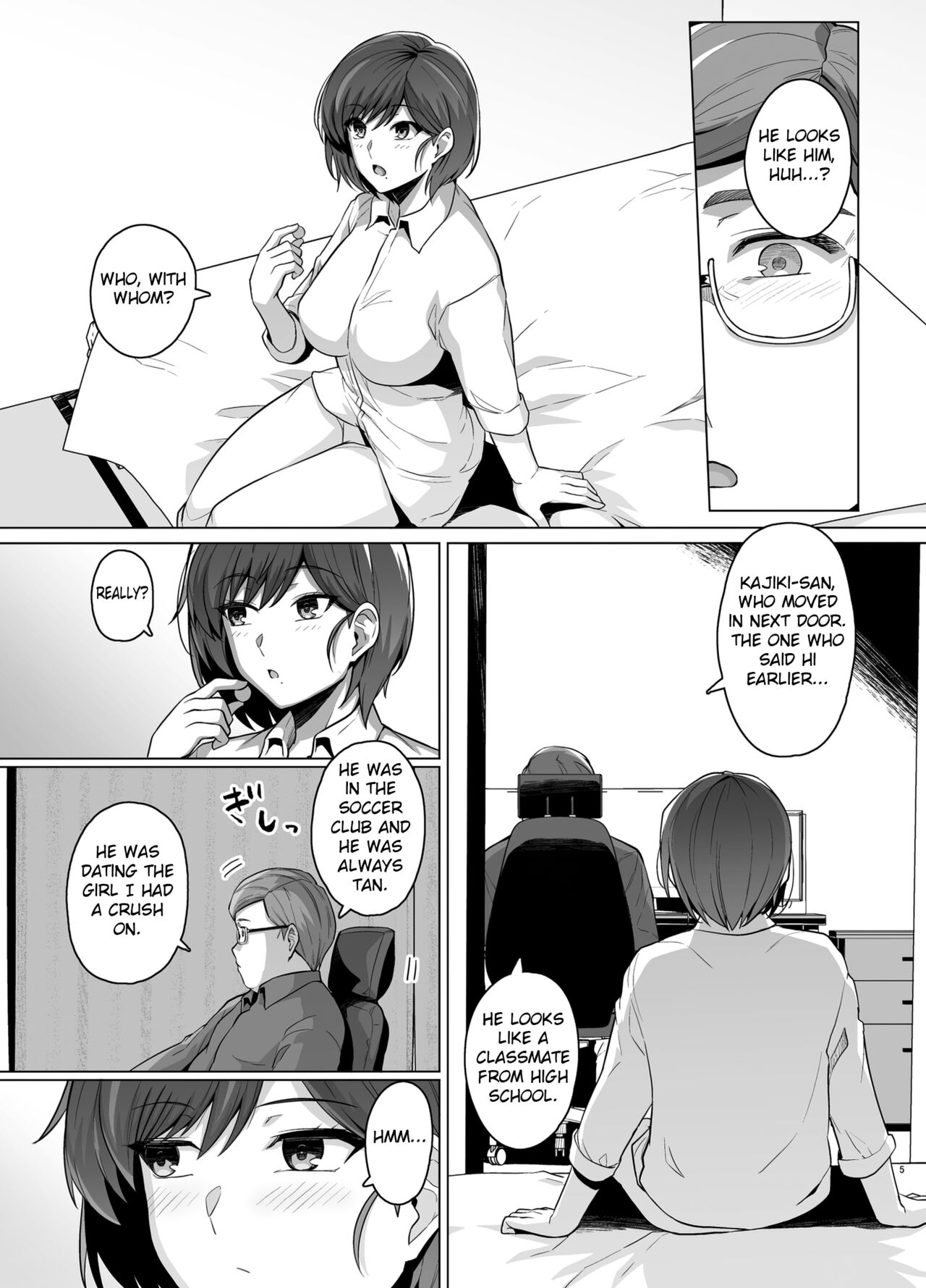 Tsuma ga, Tanin no Mesu ni naru made -Short Cut Kyonyuu Tsuma Sasaki Misaki Hen- page 7 full