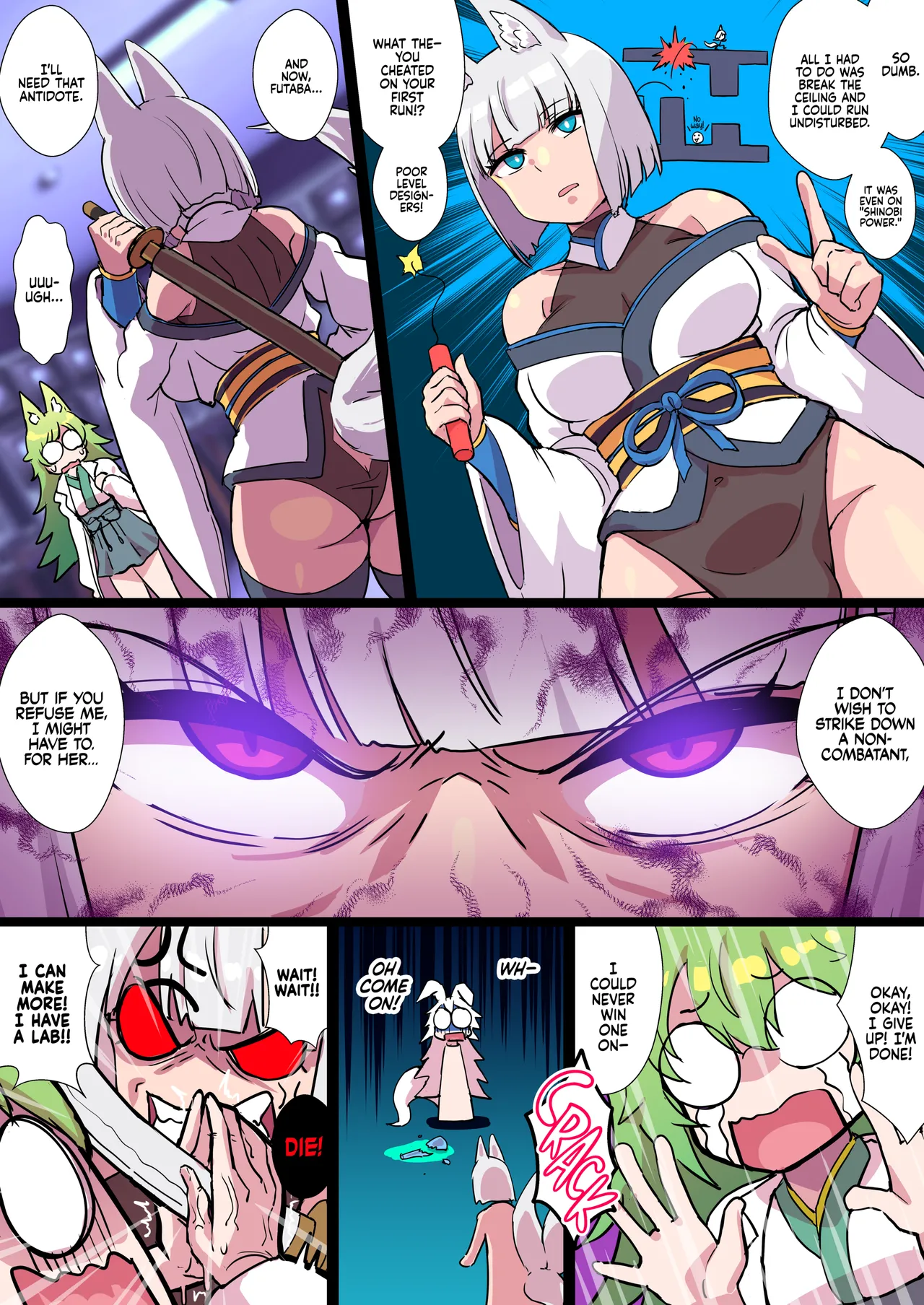 Futanari Kunoichi Nine Tails 3: Deus page 7 full