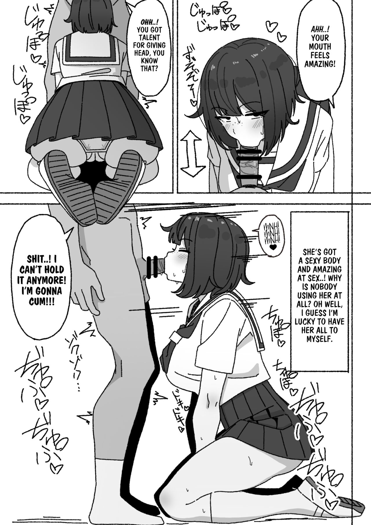 Funinki Seishori Touban Kuroi-chan Tsukatte Iru no wa Kurasu de Ore Dake | I'm The Only One in The Class Who's Using The Unpopular Sexual Relief Staff, Kuroi-chan page 6 full