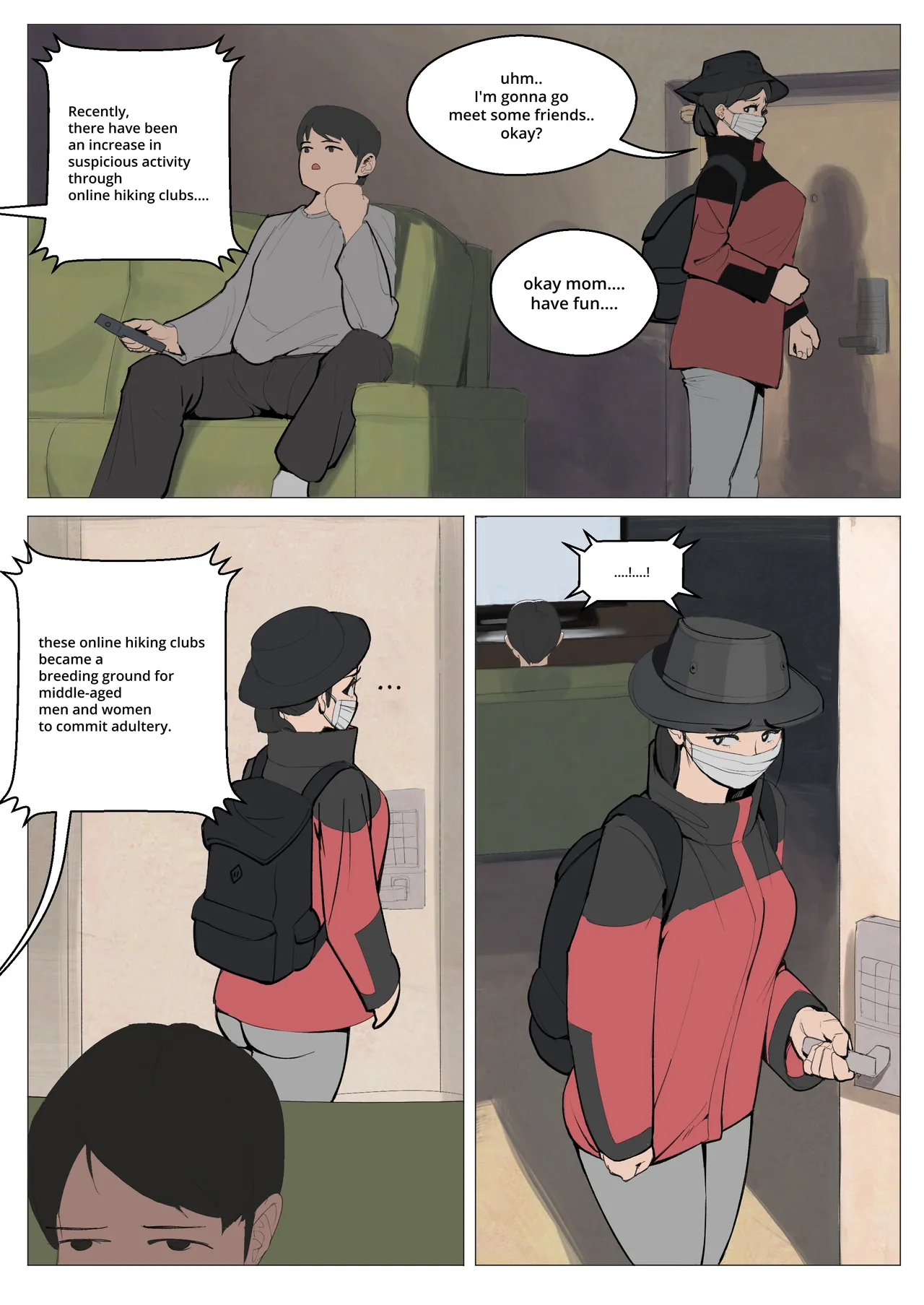 The Hiking Club #1-3 page 1 full