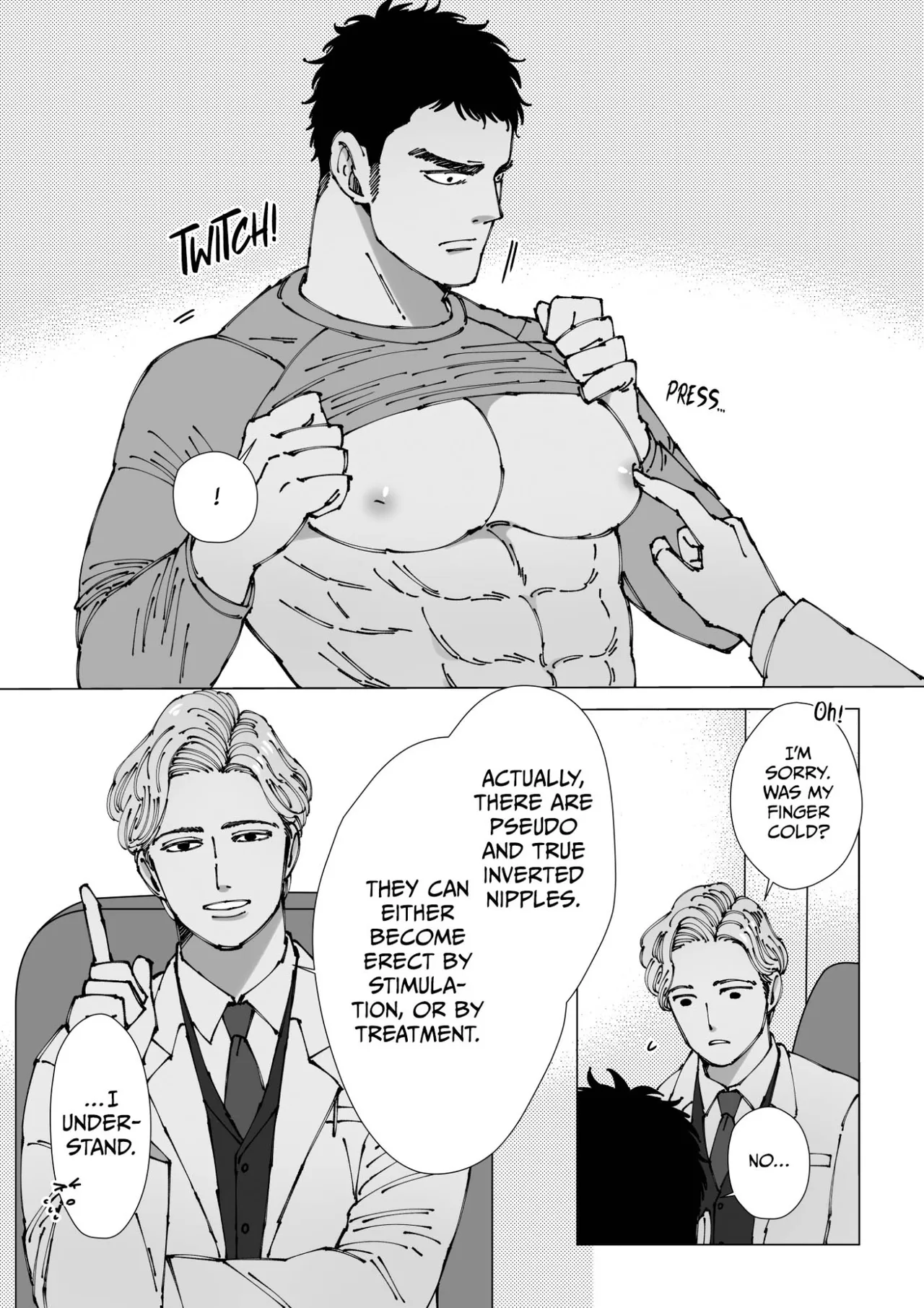 Sawatte Tatasete, Kanbotsu Chikubi. | Touch Me and Make My Inverted Nipples Hard Chapters 1-3 page 6 full