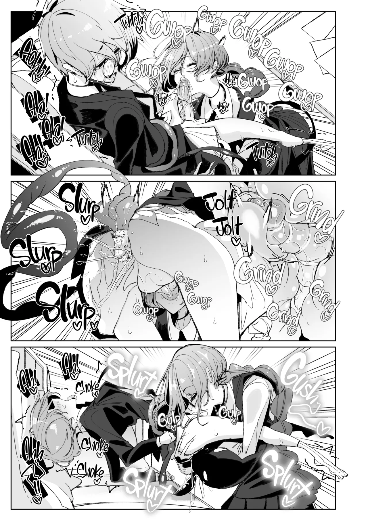 [Metronauts (Tsumetoro)] With My Succubus Senpai [English] {2d-market.com} [Decensored] [Digital] Hentai - Raw  16