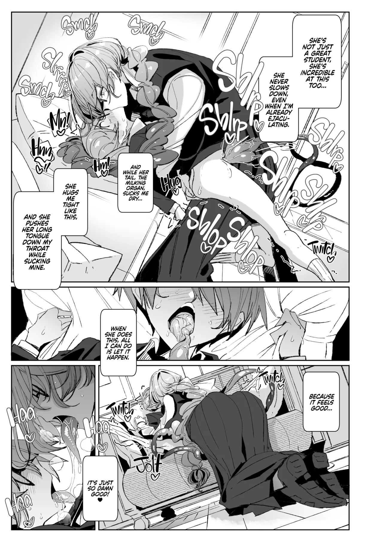 [Metronauts (Tsumetoro)] With My Succubus Senpai [English] {2d-market.com} [Decensored] [Digital] Hentai - Raw  8