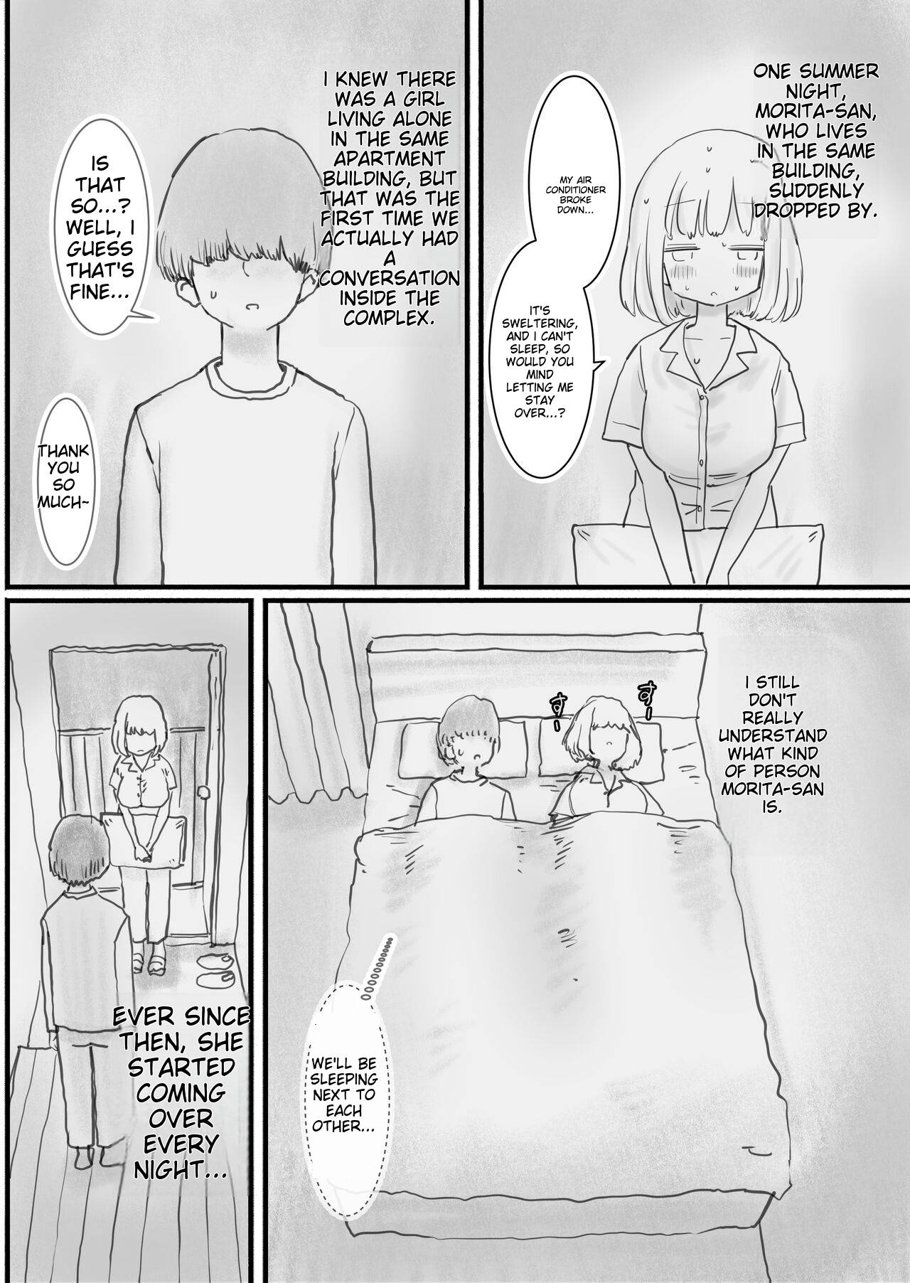 Neteru aida Karada wo Jiyuu ni Tsukawasetekureru Kurasumeito no Morita-san page 3 full