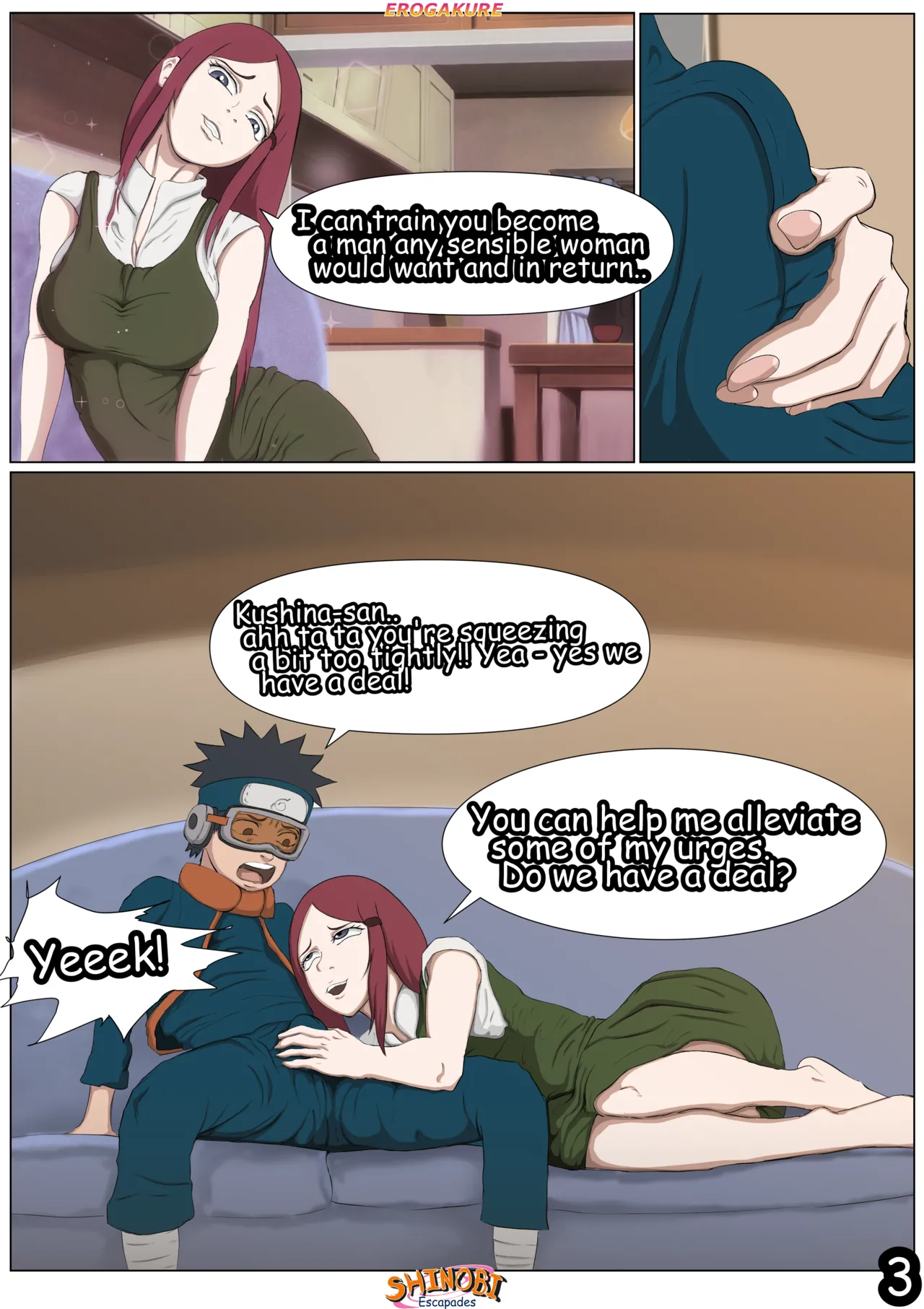 Shinobi Escapades - Chapter 2 By Erogakure page 4 full