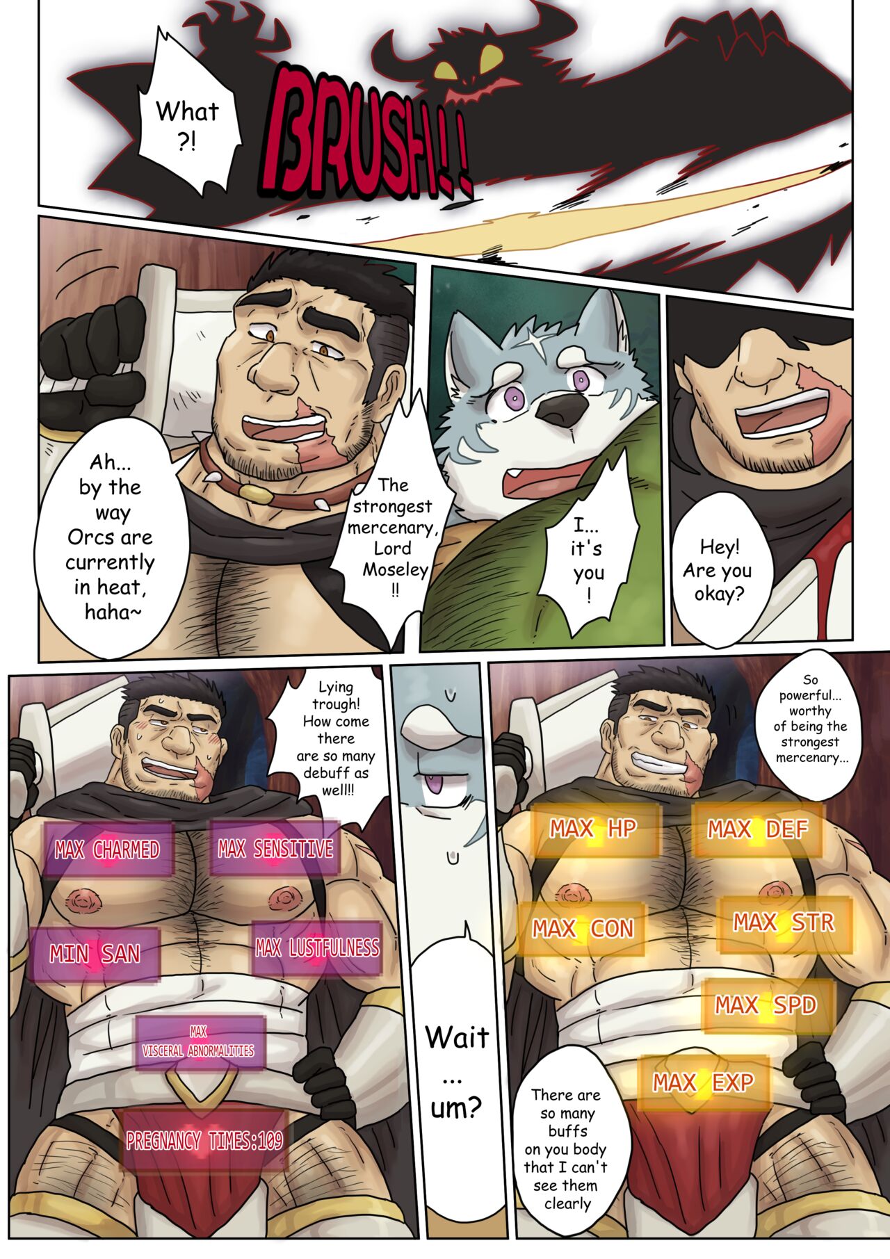 The Strongest Mercenary has a Monster Complex Part II page 8 full