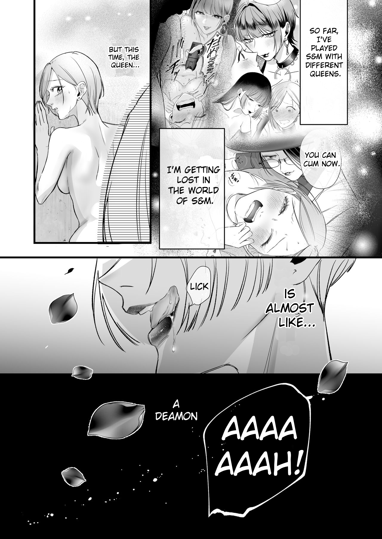 A story about a tired woman being beaten by an erotic woman. page 2 full