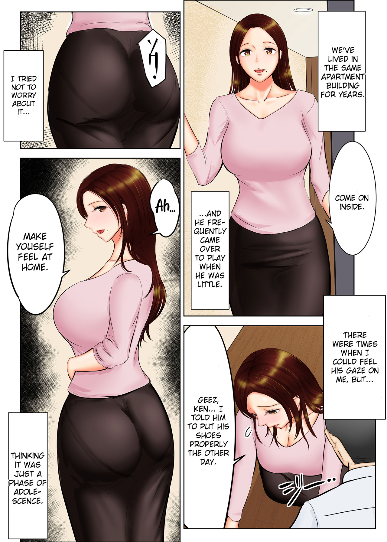 Tomohaha Ganbou | Desire for a Friend's Mother Chapter 01 page 3 full