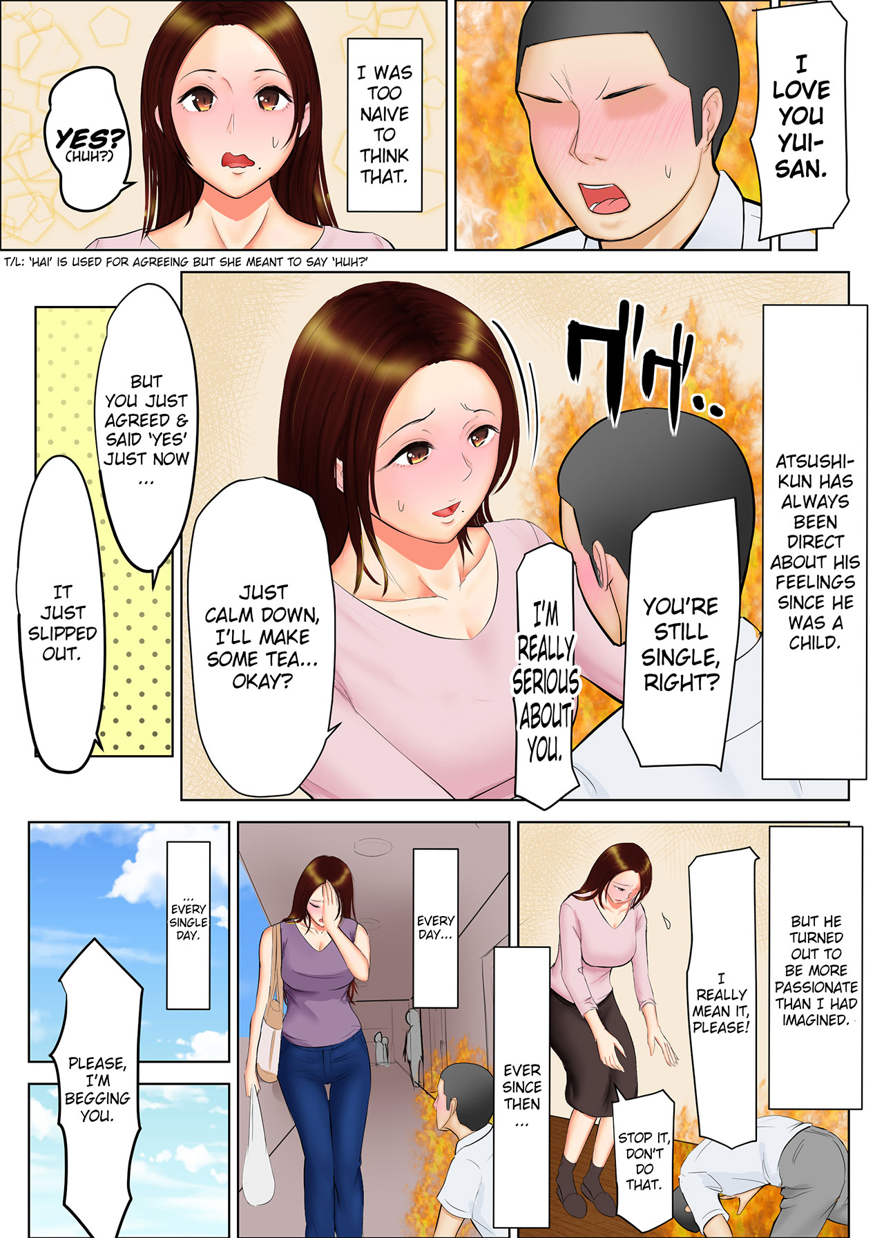 Tomohaha Ganbou | Desire for a Friend's Mother Chapter 01 page 4 full
