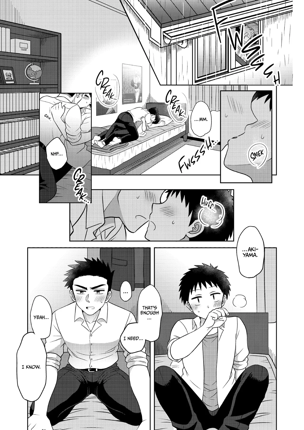 Hayatochiri BL - Ame no Hi ni Otomari Suru Hanashi page 4 full