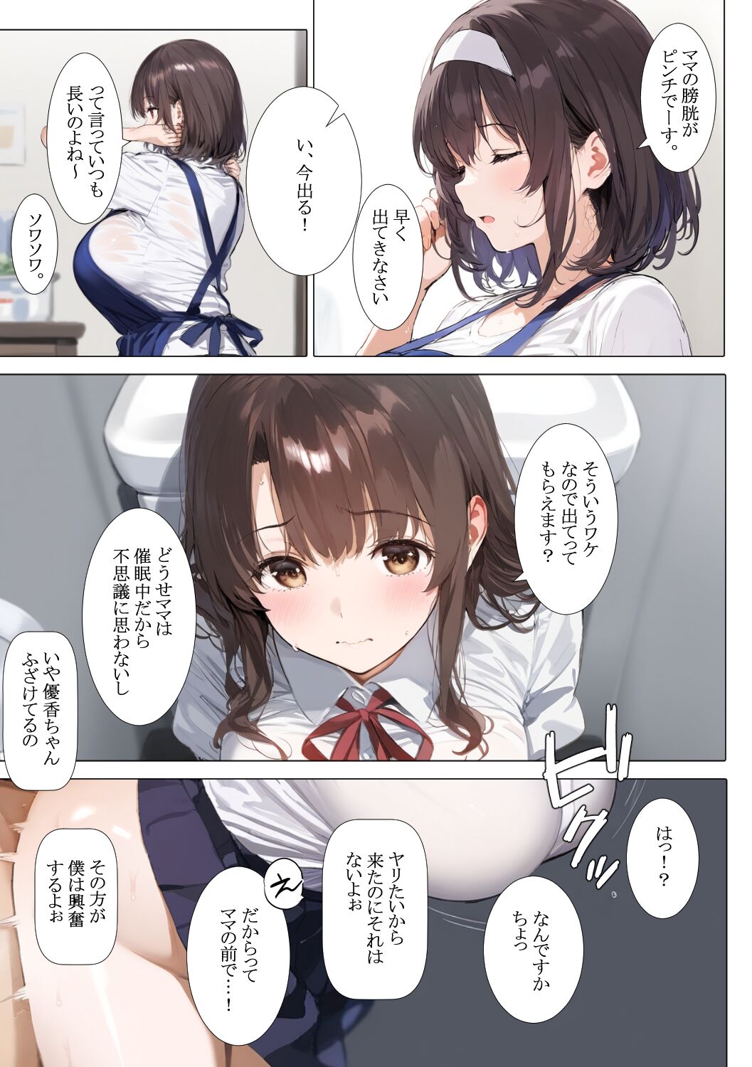 Katei Kyoushi to Shite Isourou shita Saimin Ojisan ni Haha Musume Zen'in Haramase - Sei Shihai page 10 full