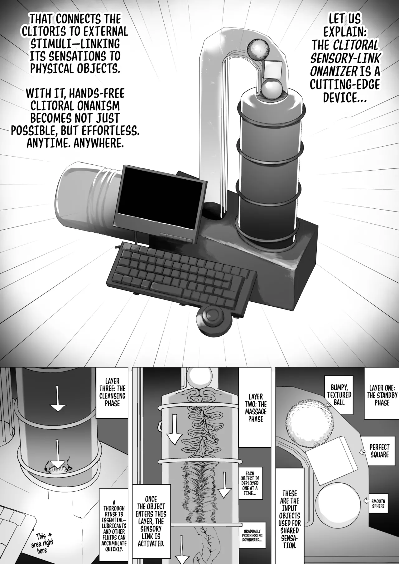 Tensai Kagakusha Kiri Bousou | Runaway Clit of the Genius Scientist page 4 full