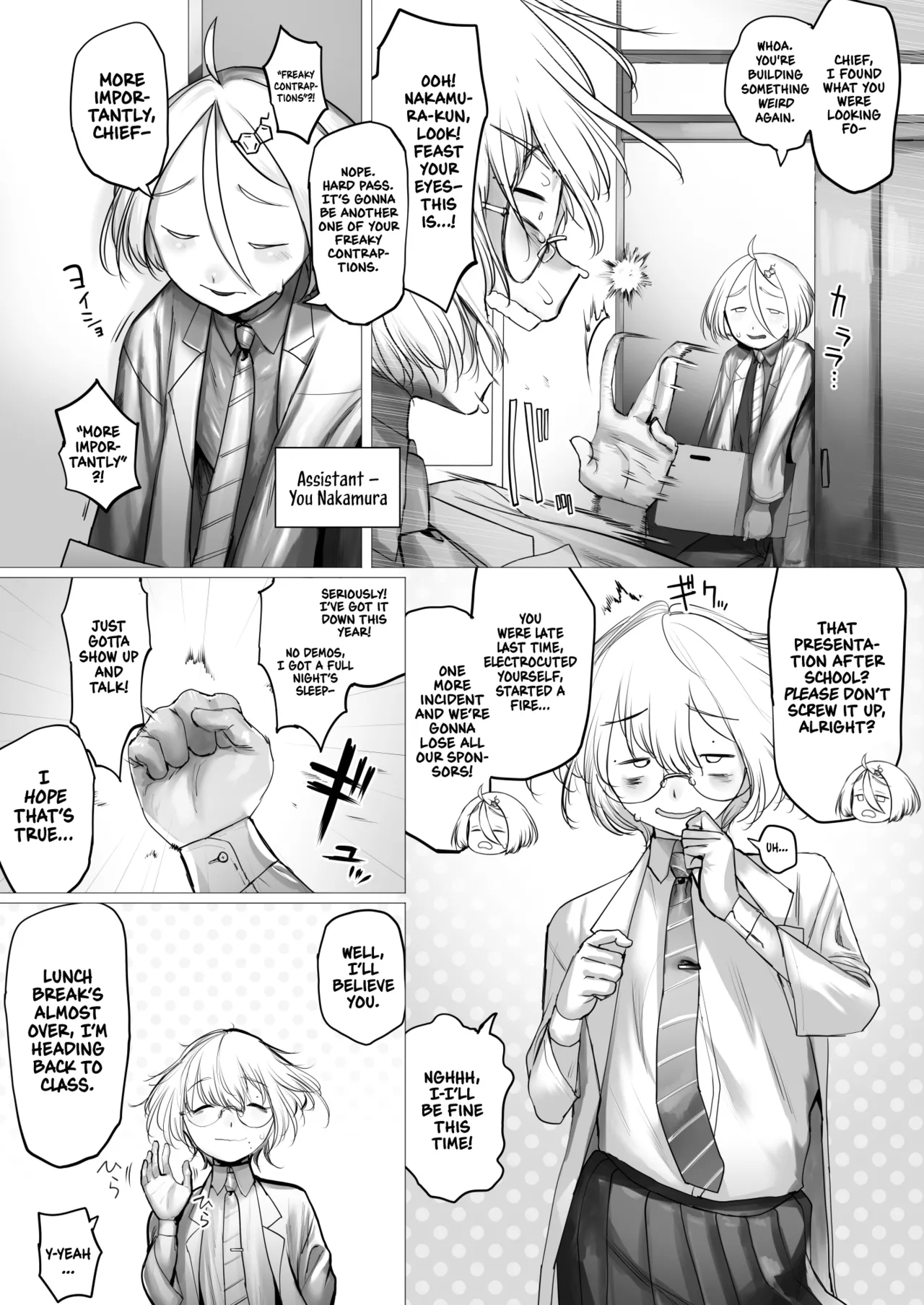 Tensai Kagakusha Kiri Bousou | Runaway Clit of the Genius Scientist page 5 full
