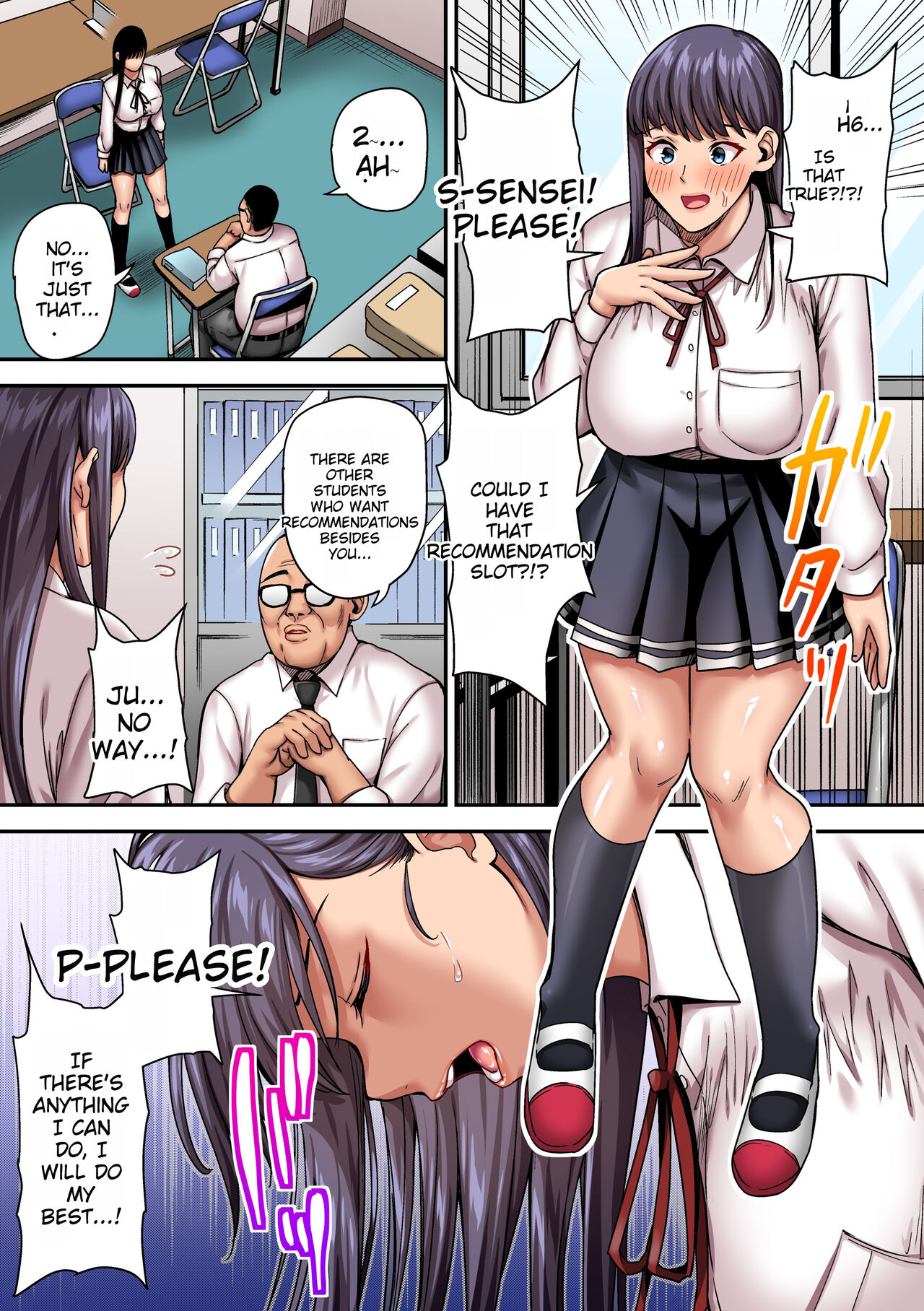 Hamerareta Bijin Yuutousei ~Shingaku no Tame ni Sensei ni Pakorarete Mainichi Seishori Saserarete...~ page 4 full