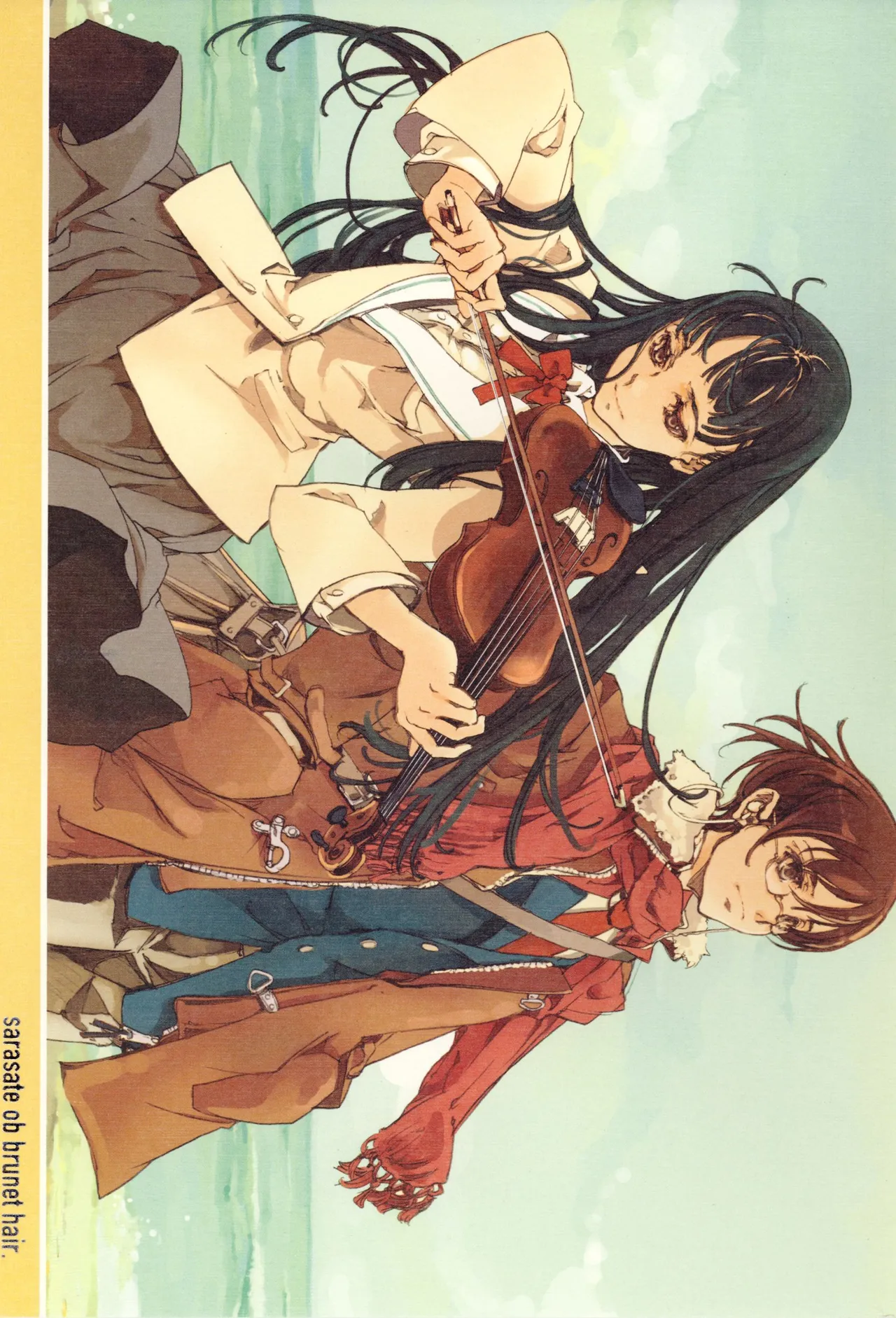 Kurokami no Sarasate _ SARASATE ob Brunet hair page 1 full