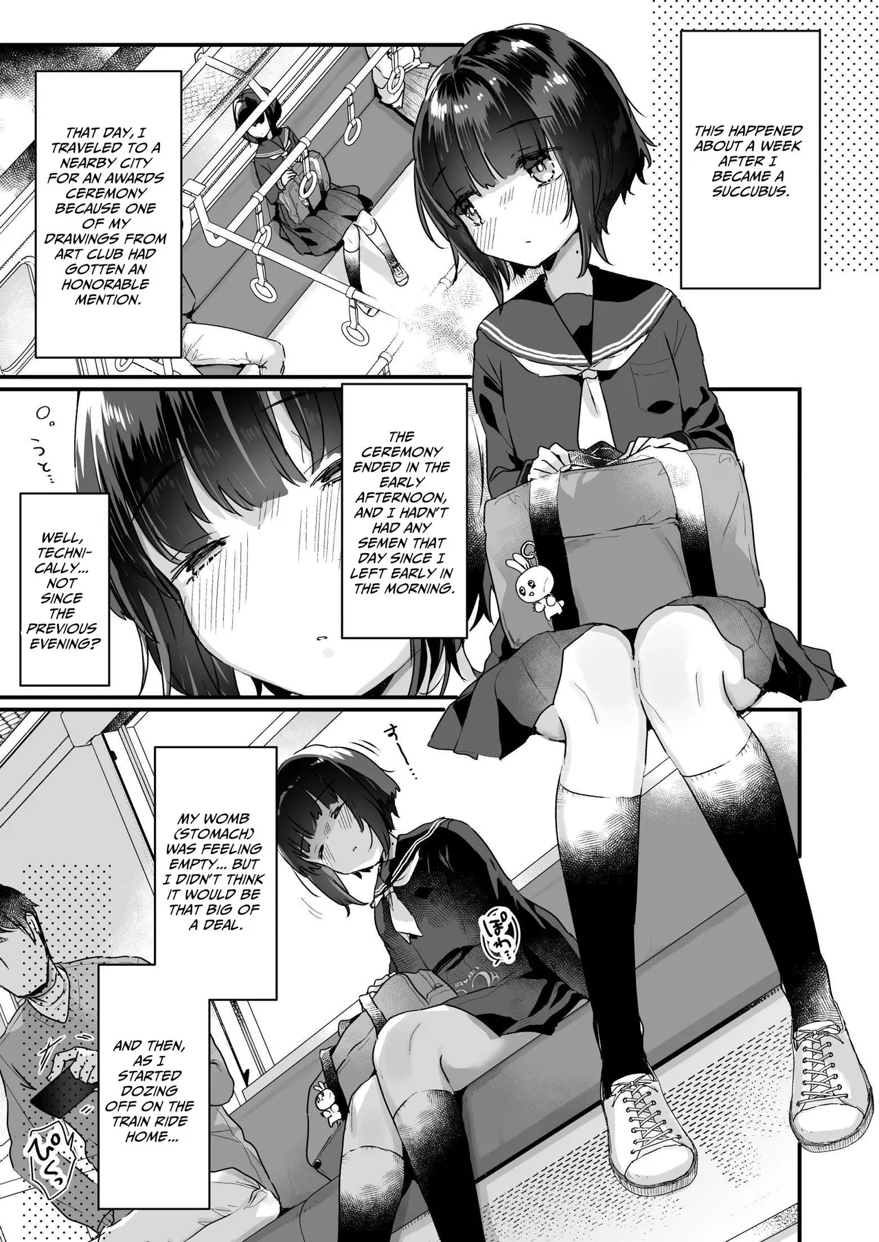 Naritakunai no ni Succubus ni Natte Shimatta Yamada-san Densha Rankou Hen | Ms. Yamada Became A Succubus Even Though She Didn't Want To ~Train Orgy~ page 4 full