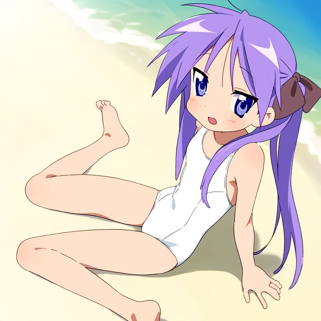 Kagami's Beach Day page 3 full