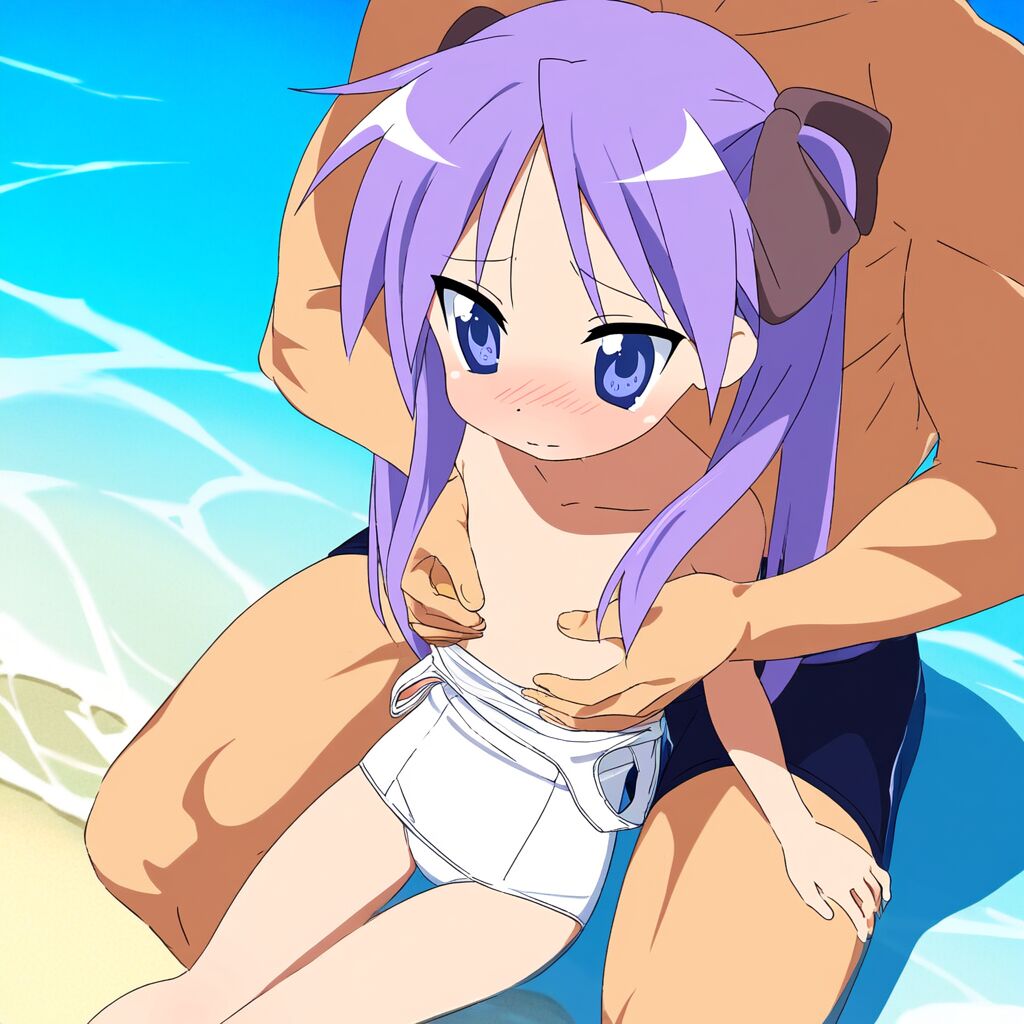 Kagami's Beach Day page 7 full