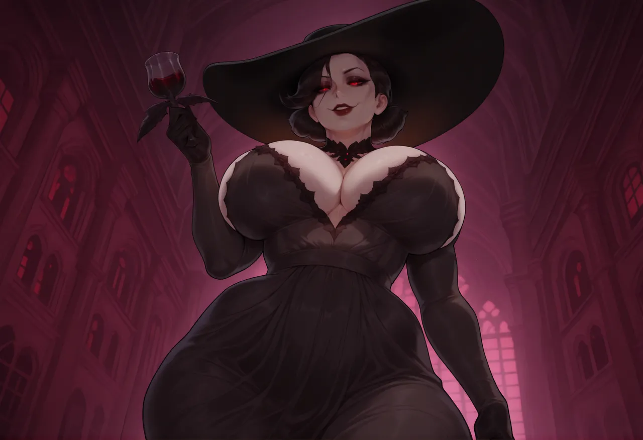 LADY DIMITRESCU - RESIDENT EVIL VILLAGE - 88+ IMAGES kranken ai generated page 1 full