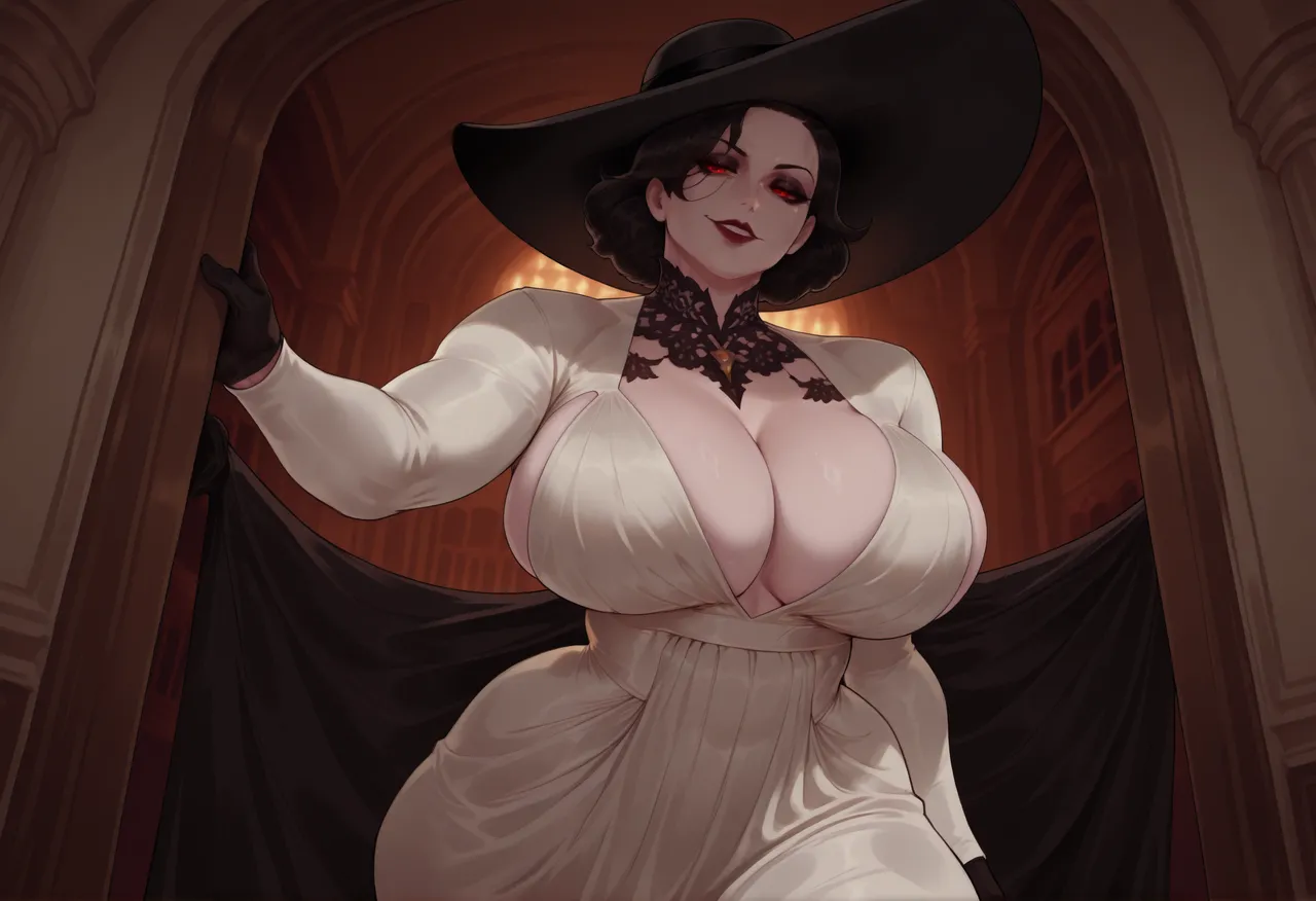 LADY DIMITRESCU - RESIDENT EVIL VILLAGE - 88+ IMAGES kranken ai generated page 2 full