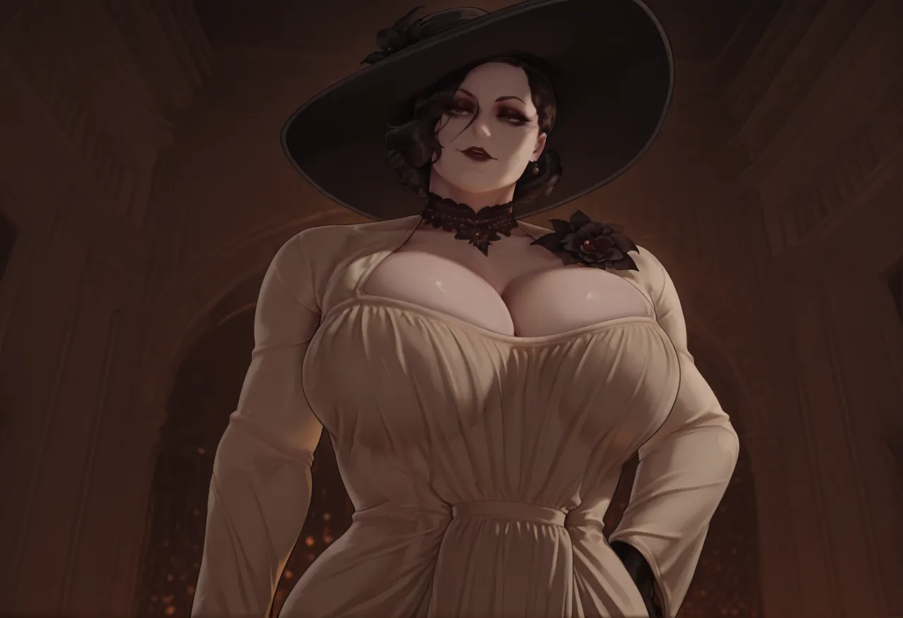 LADY DIMITRESCU - RESIDENT EVIL VILLAGE - 88+ IMAGES kranken ai generated page 3 full