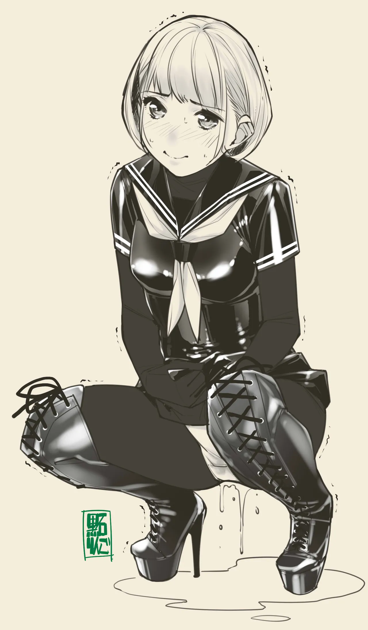 Tekateka seifuku omorashi gakuin page 1 full