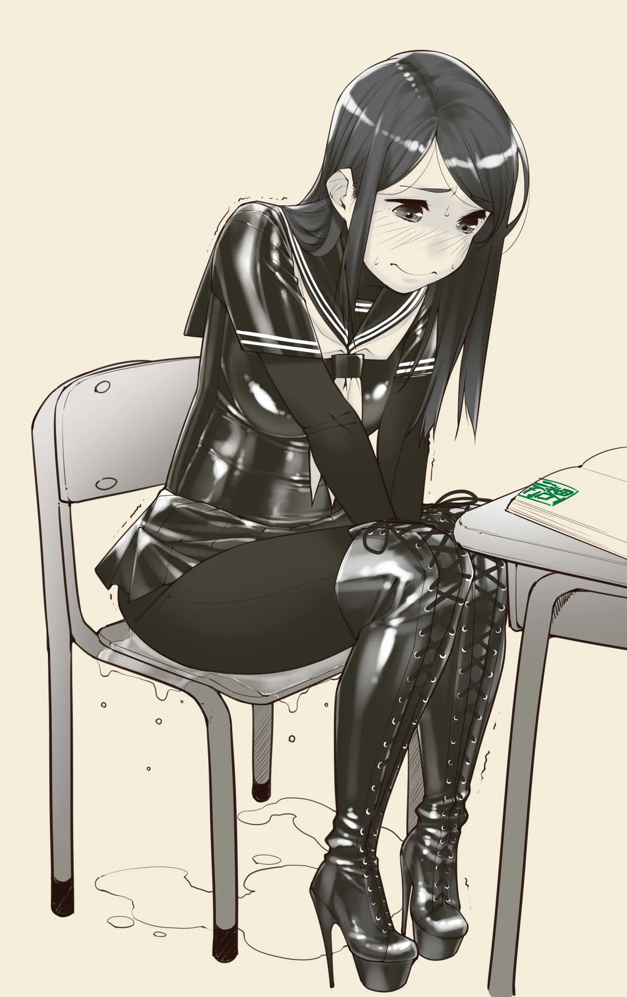 Tekateka seifuku omorashi gakuin page 2 full