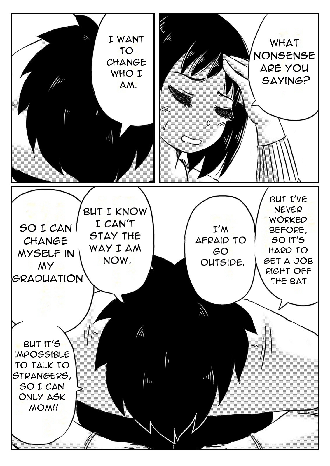 Haha to Jibun wo Kaetai Musuko | Mother and Son Who Want to Change Themselves page 4 full