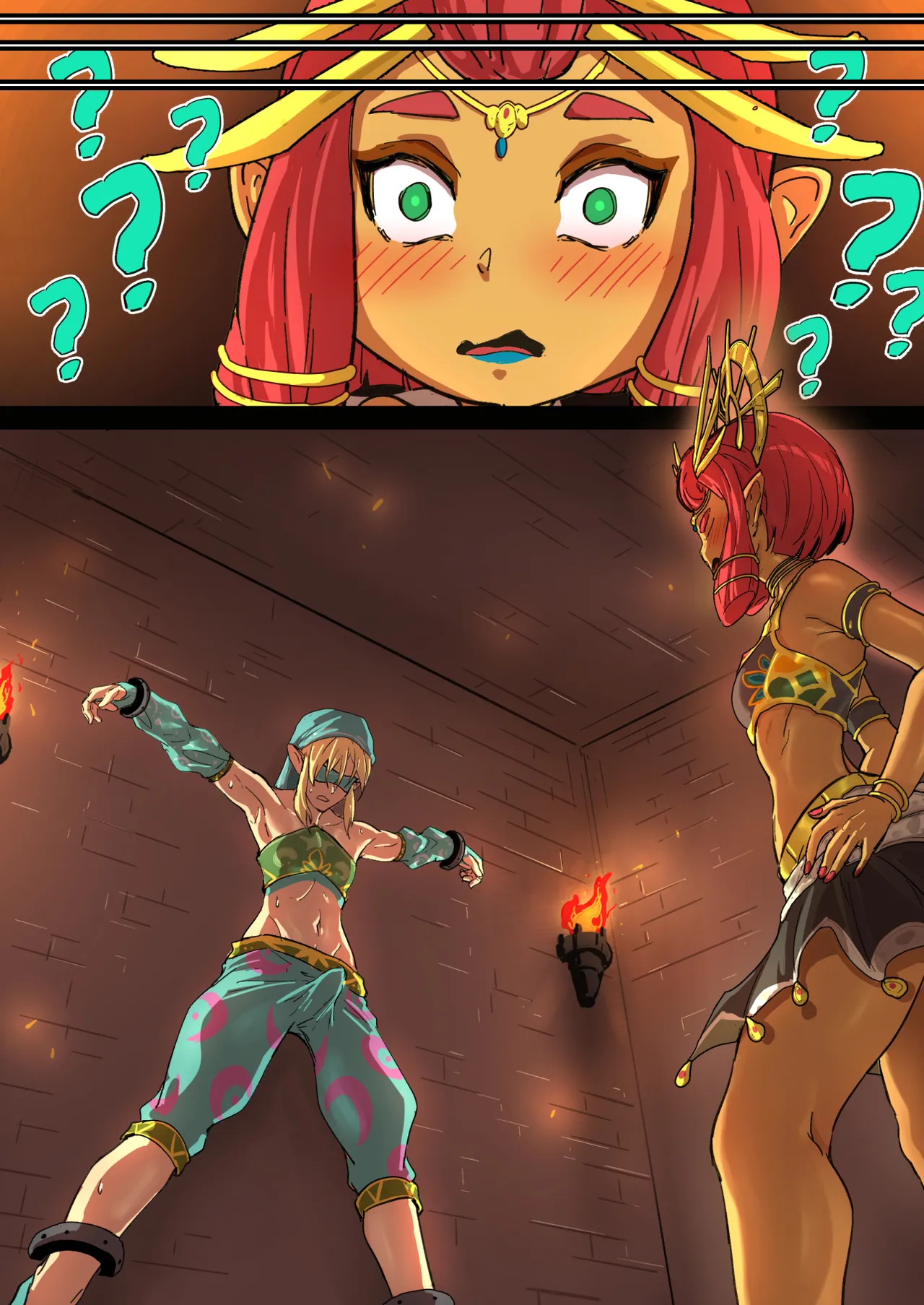 The Legend of Zelda - Riju's Dungeon Date page 8 full