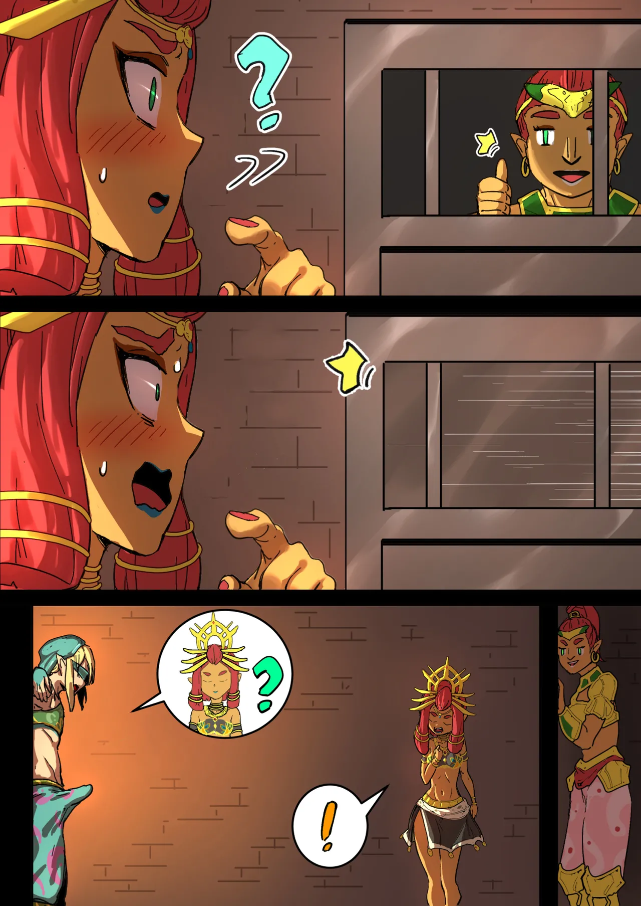 The Legend of Zelda - Riju's Dungeon Date page 9 full