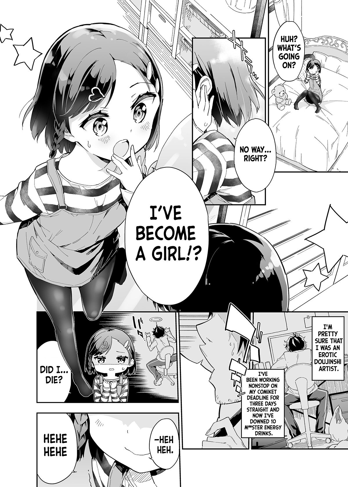 Urenai Mangaka, Joshi Shougakusei ni Naru | Unsuccessfull Manga Artist, Become An Elementary Schoolgirl page 2 full