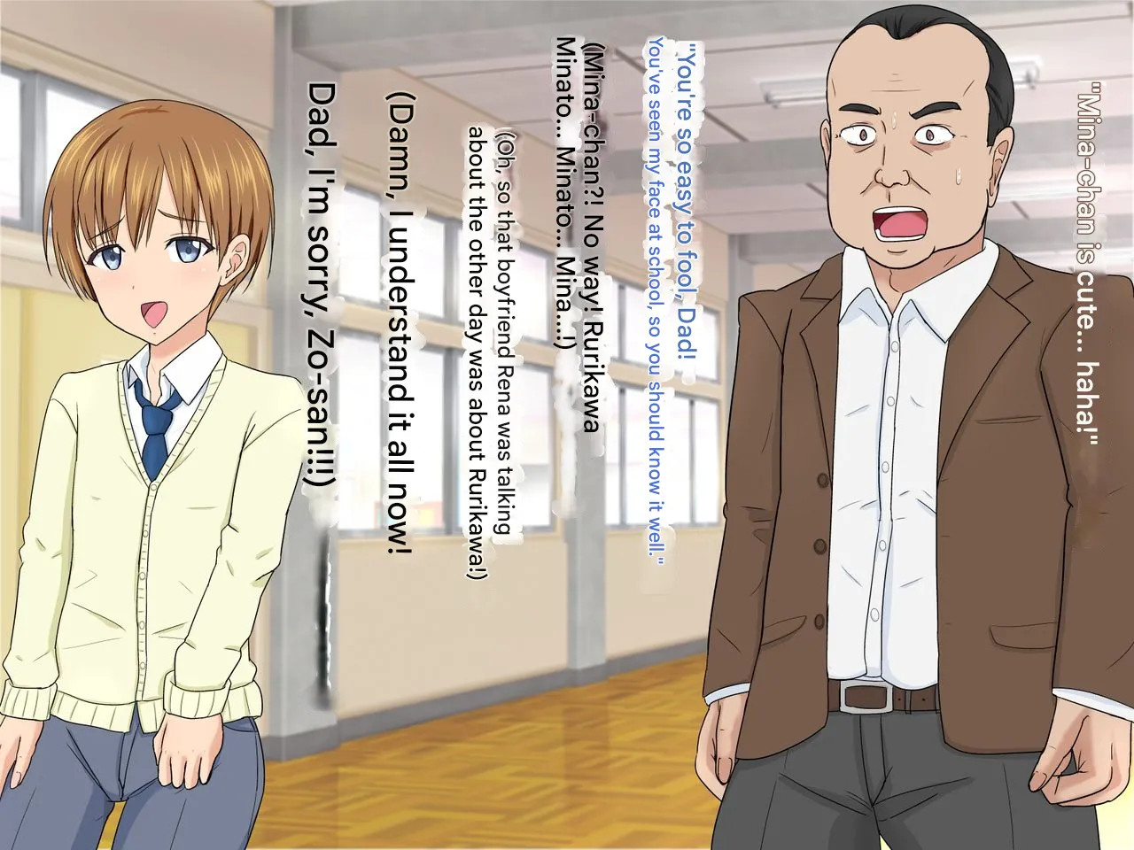 Joso Shonen NTR ♂ Musume no Kareshi o Netoru Oyaji page 7 full