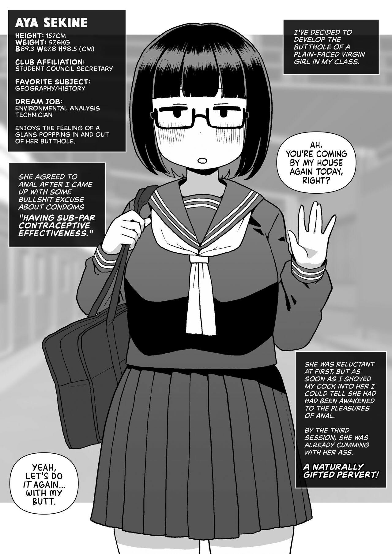 Mob-gao Doukyuusei o Shojo no Mama Anal Kaihatsu shita Hanashi | Anal development of my plain-faced virgin classmates page 2 full