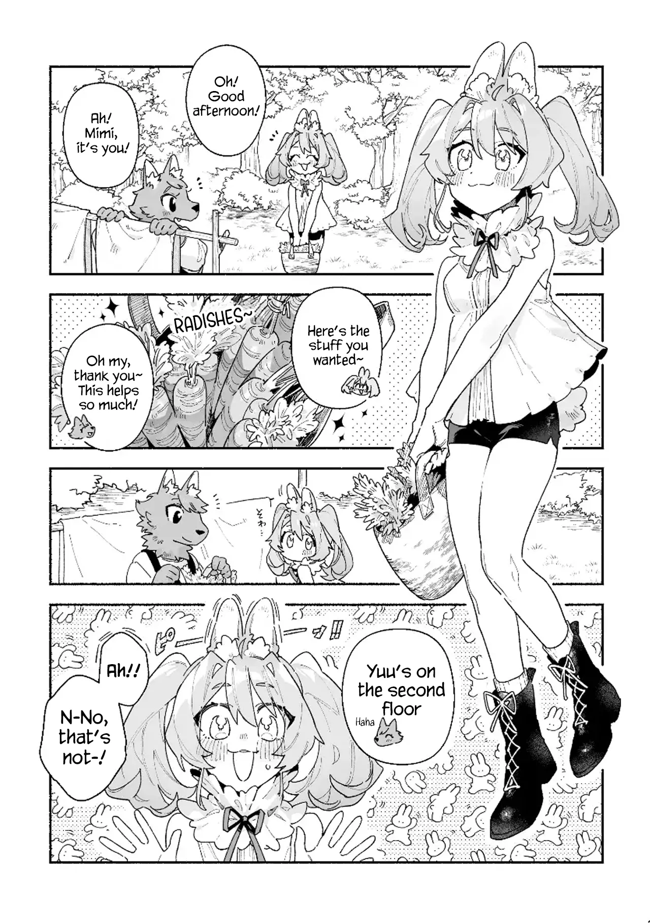 Boy For Bottom: Bunny Girl x Wolf Boy page 1 full