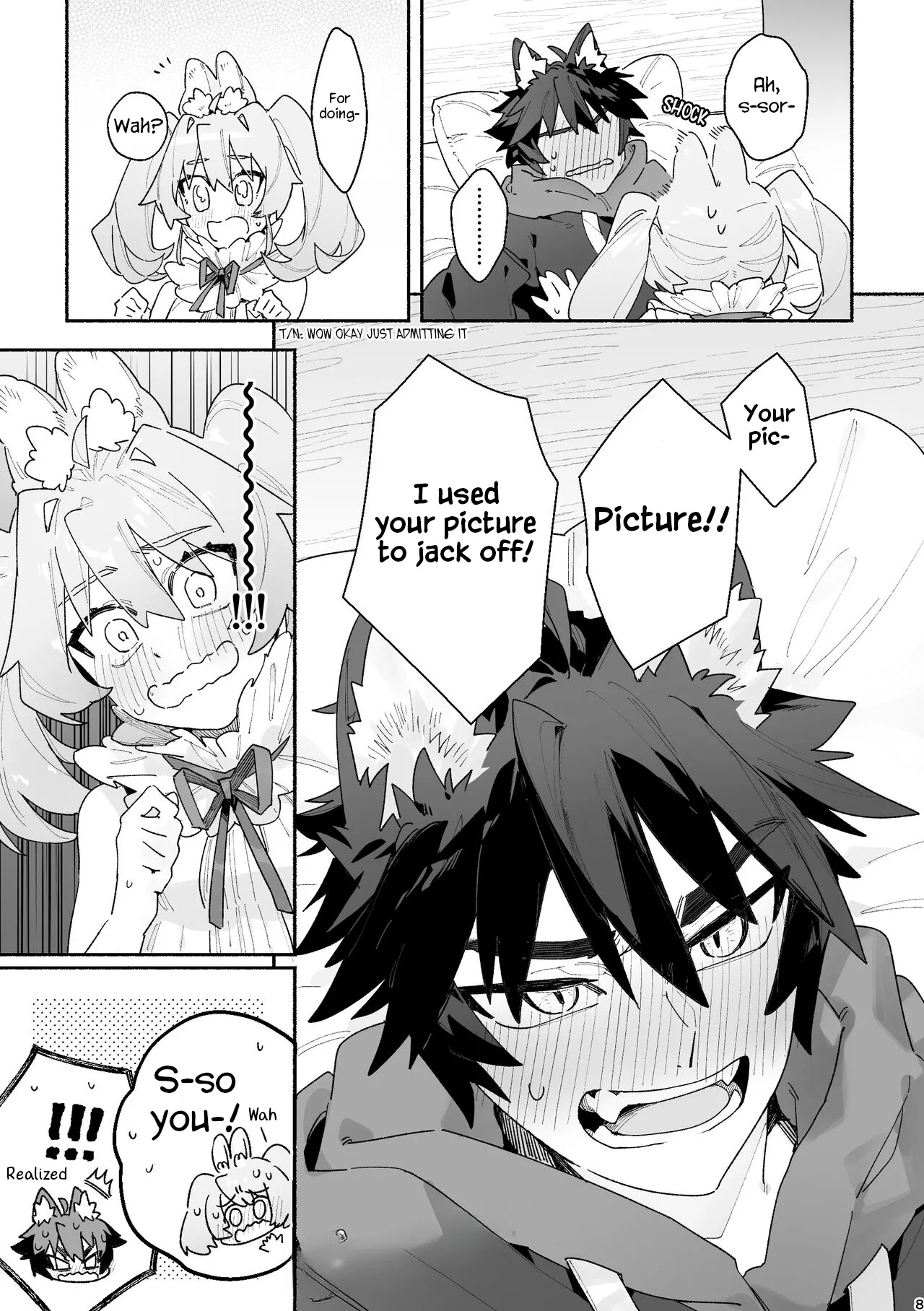 Boy For Bottom: Bunny Girl x Wolf Boy page 7 full