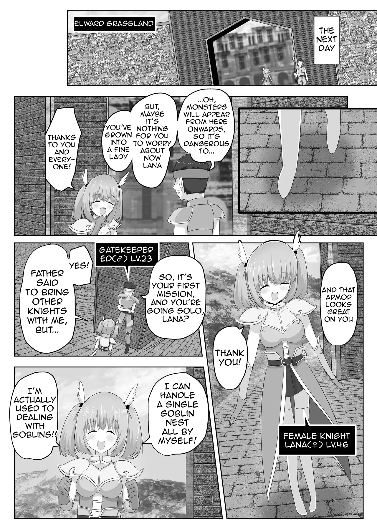 The Female Knight Who Lost Everything To Goblins page 7 full