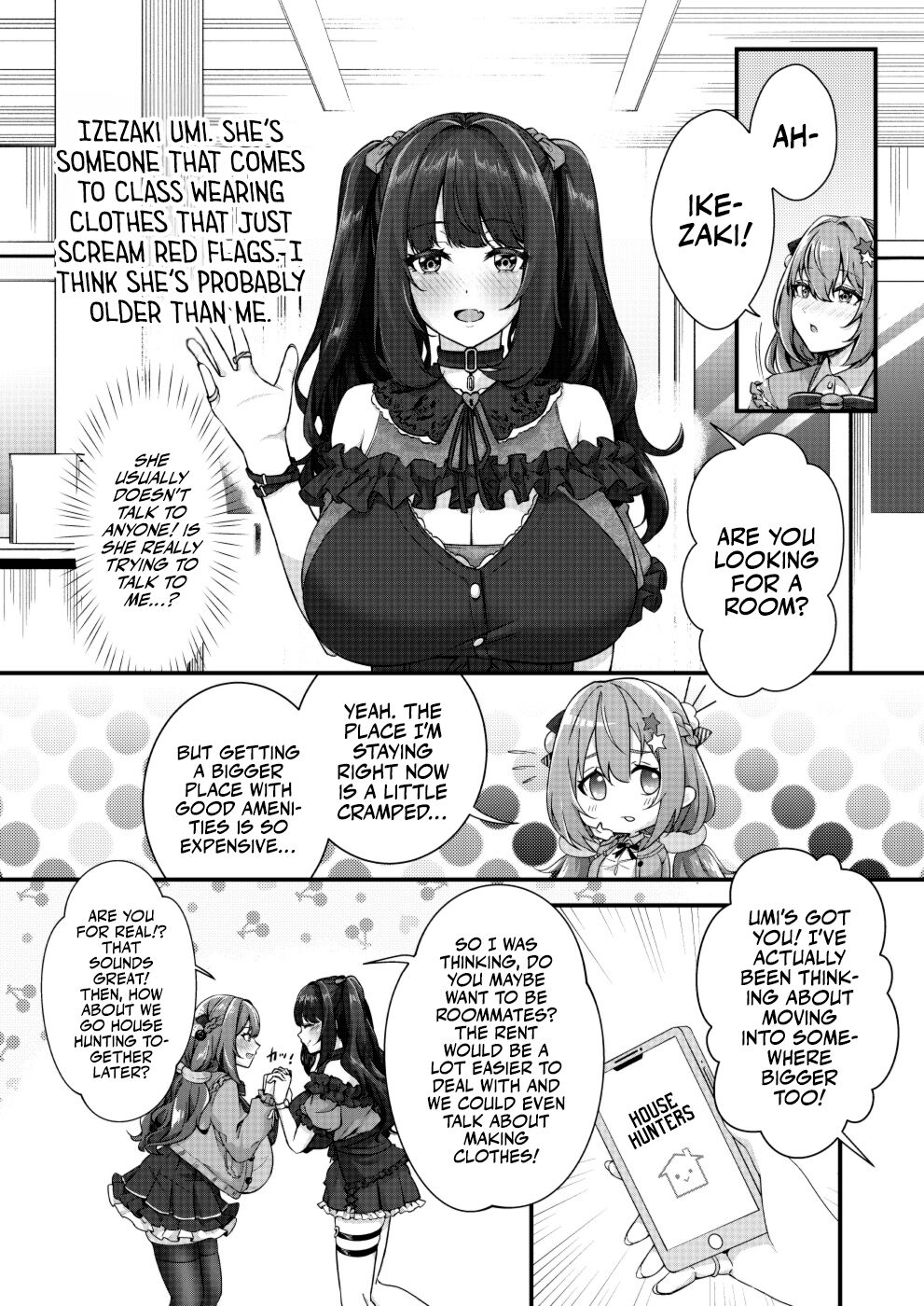 Mega Busty Breastmilk Constitution Me & Jirai-style Fashion Futanari Dickgirl's Cohabitation Life page 4 full