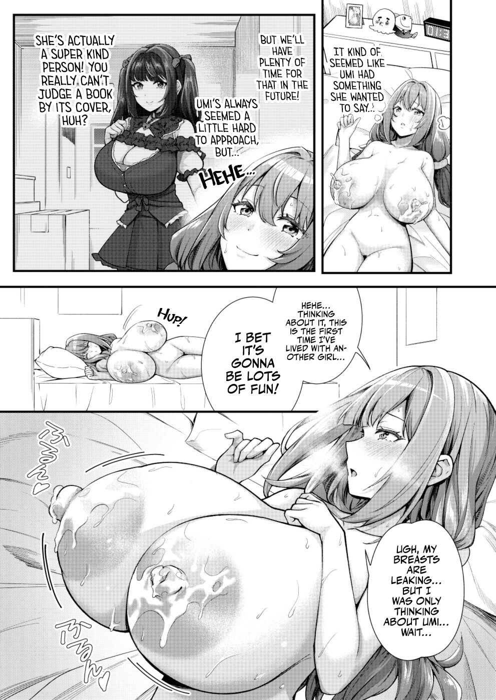 Mega Busty Breastmilk Constitution Me & Jirai-style Fashion Futanari Dickgirl's Cohabitation Life page 8 full
