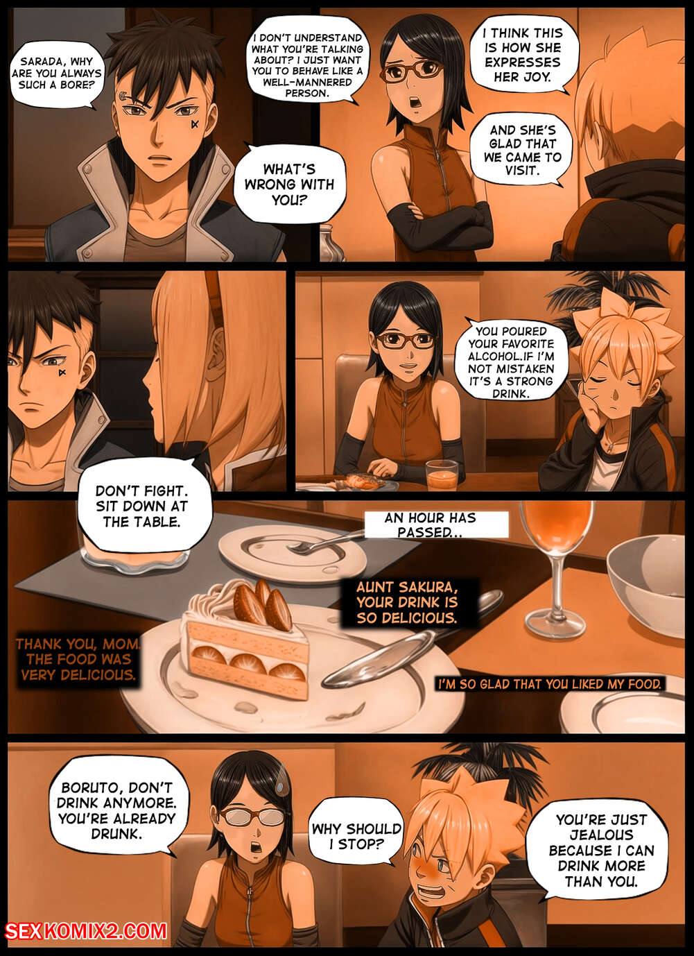 Naruto. Invitation. KristoLin for sexkomix2.com page 3 full