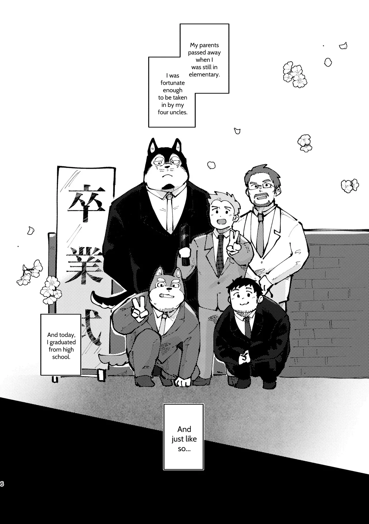 Endearing Komichi vs. His Uncle Quartet page 6 full